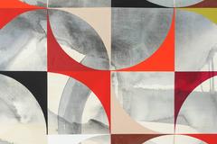 Stepladder Seven (2017), 72" x 48", oil/acrylic on canvas, by Ann Thronycroft