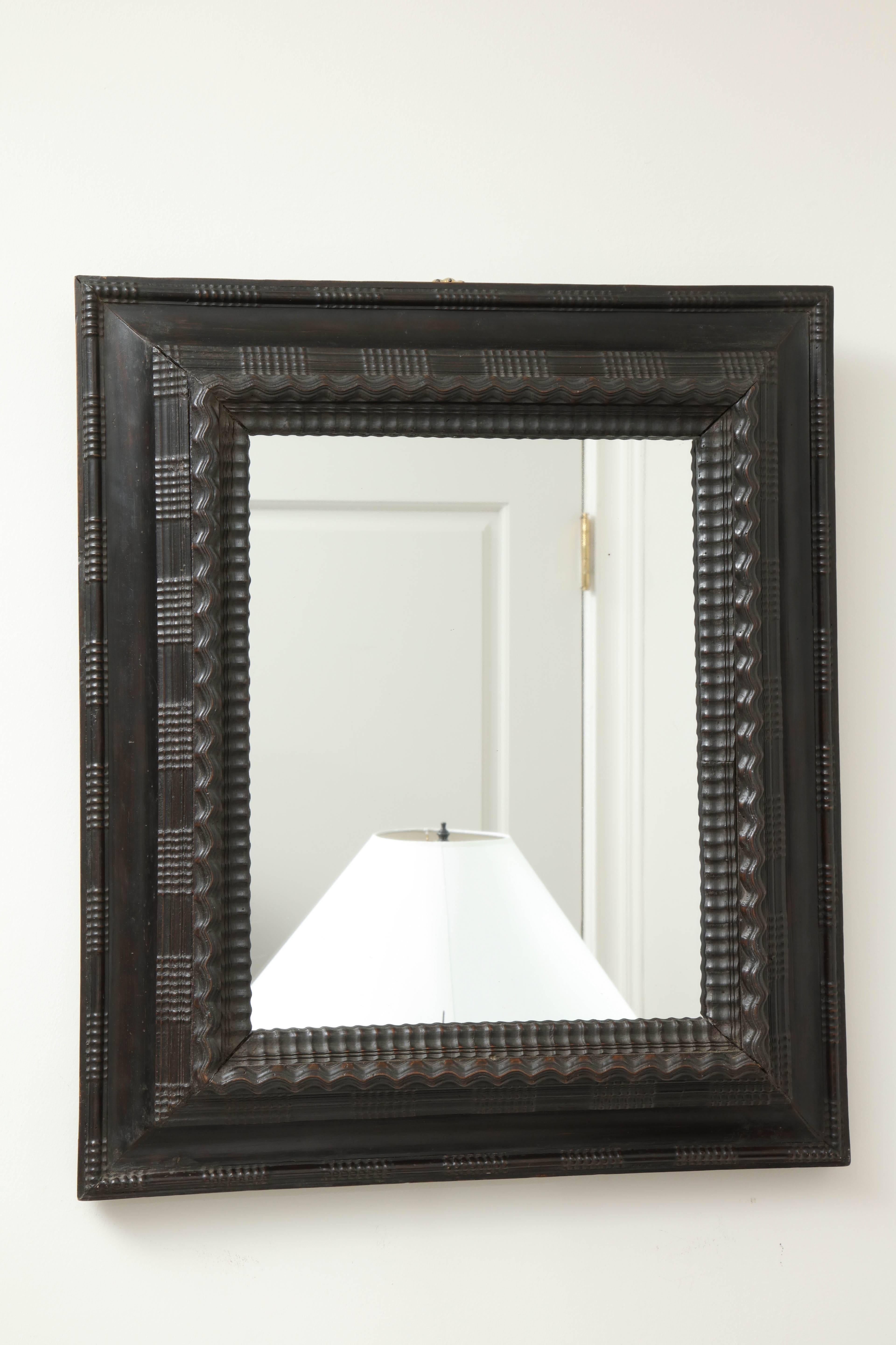 Late 19th Century Ebonized Mirror 3