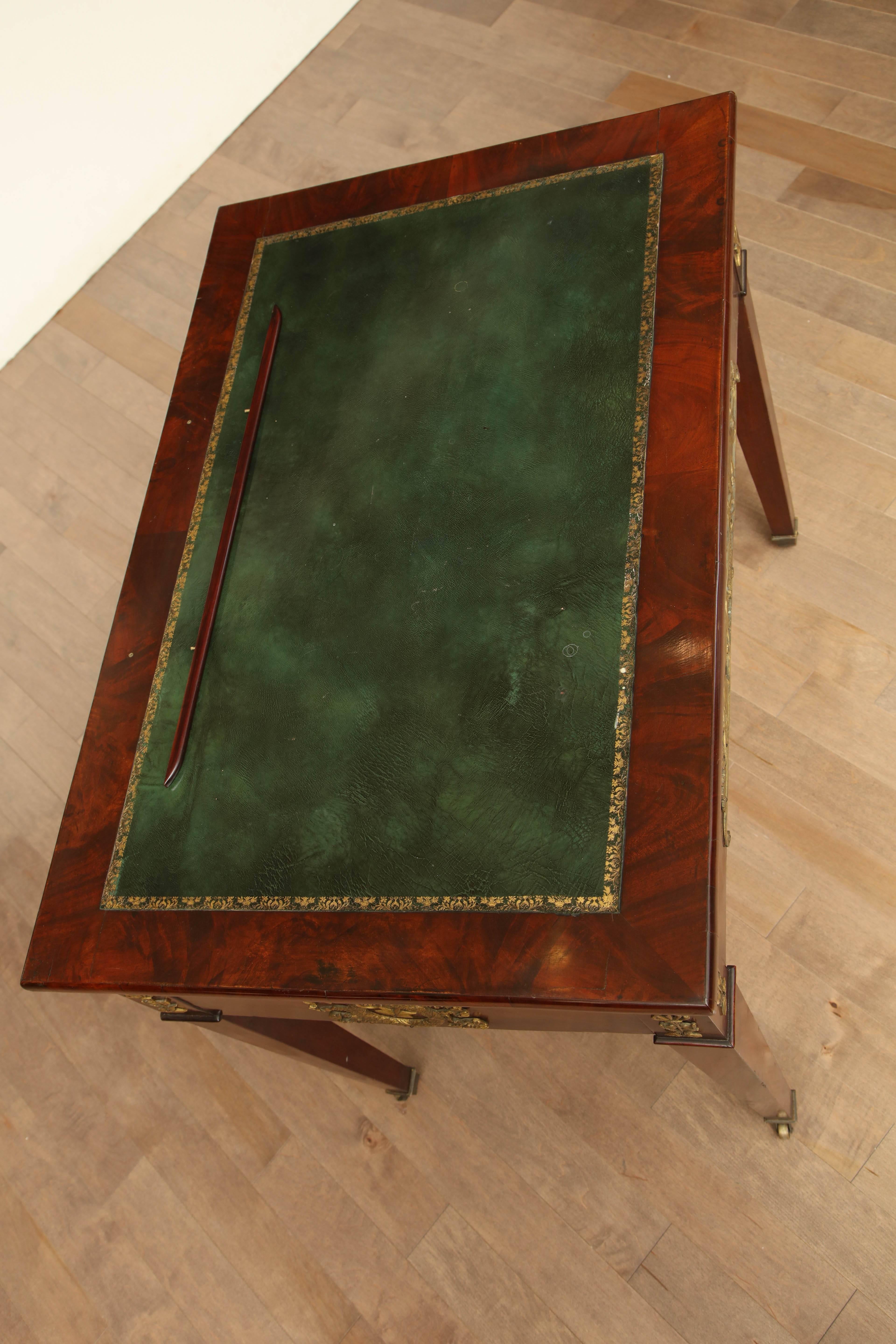 Early 19th Century French Empire Architects Desk For Sale 2