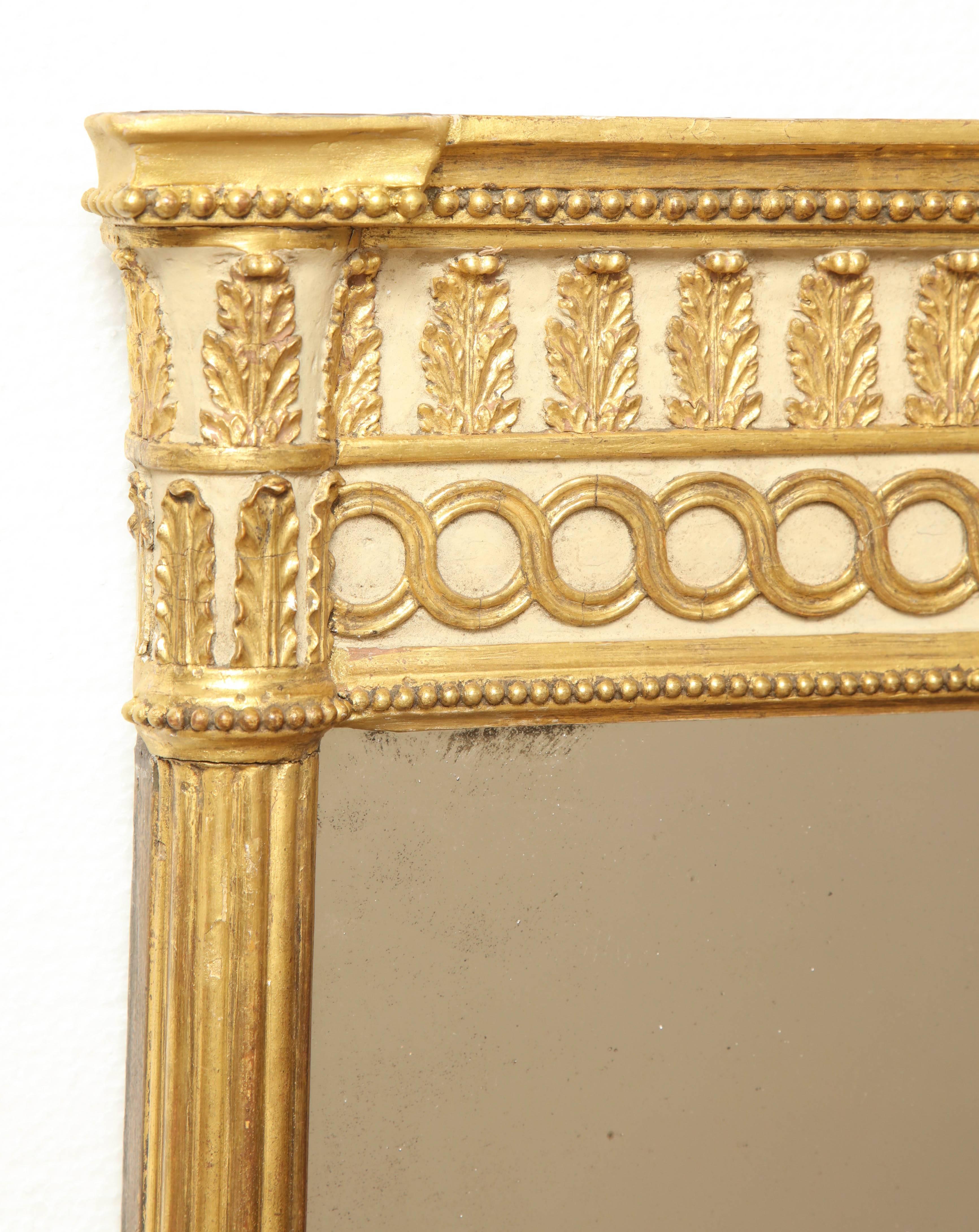 Early 19th Century English Regency, Gilded Neoclassical Mirror 1