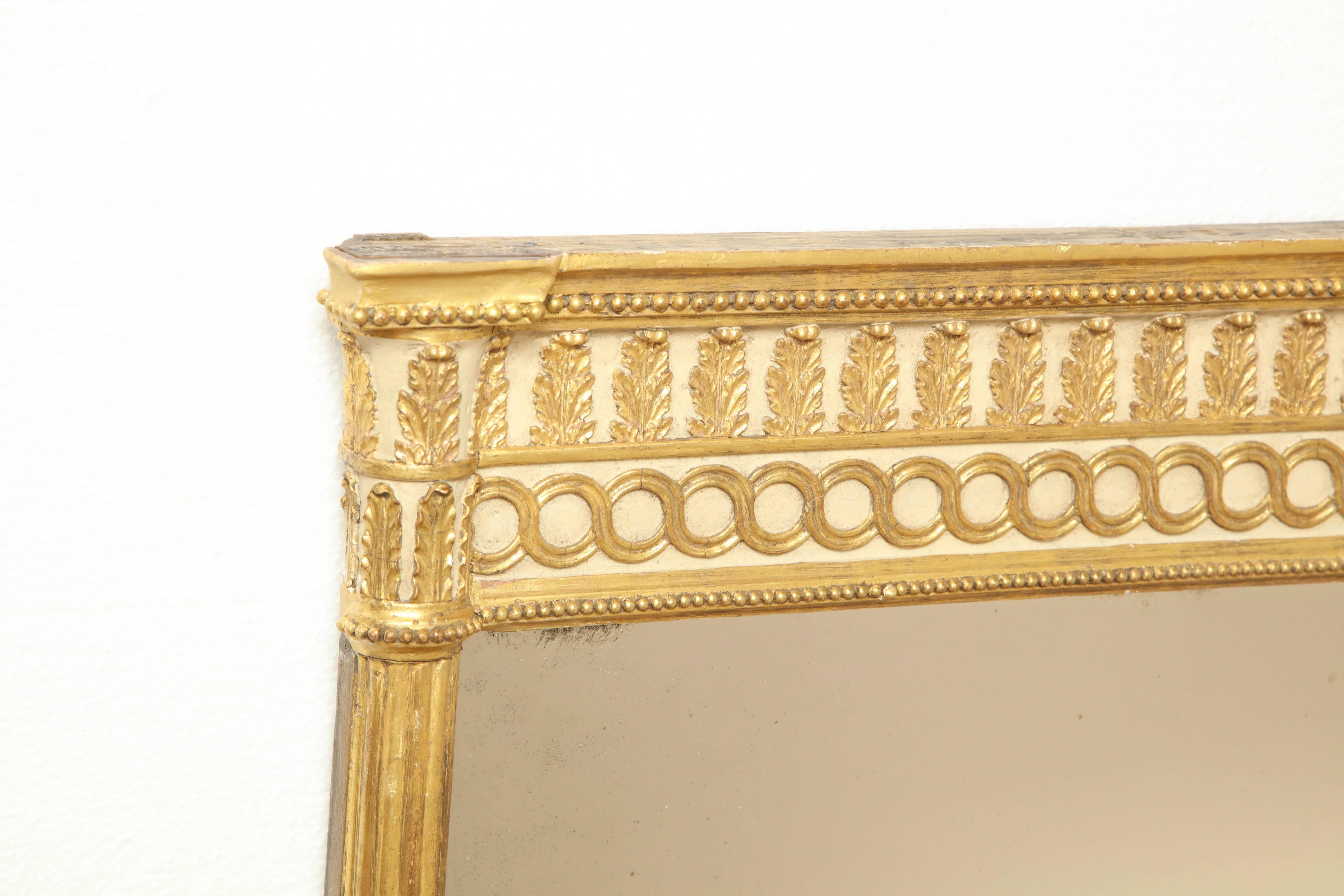 Early 19th Century English Regency, Gilded Neoclassical Mirror 2