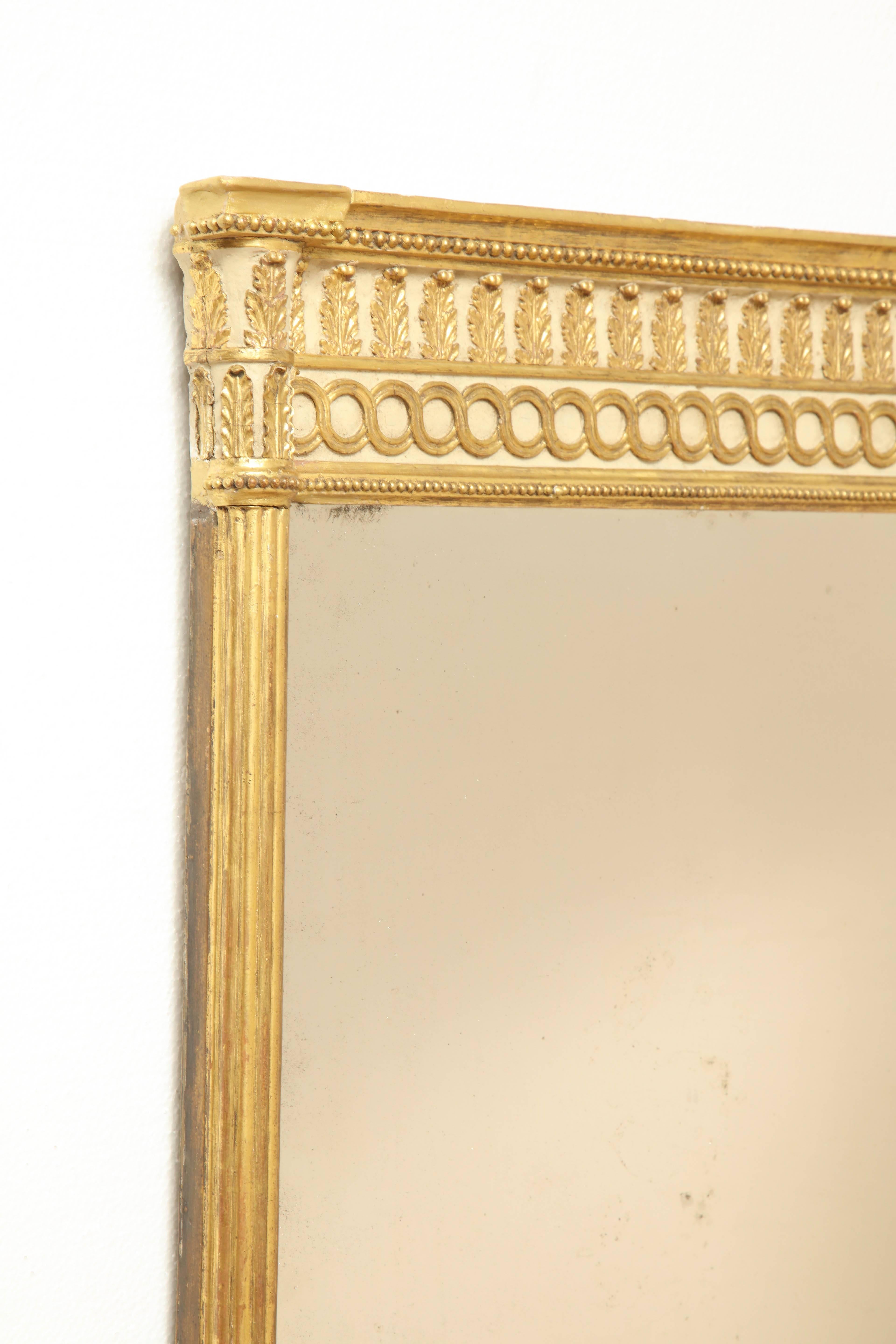 Early 19th Century English Regency, Gilded Neoclassical Mirror 3