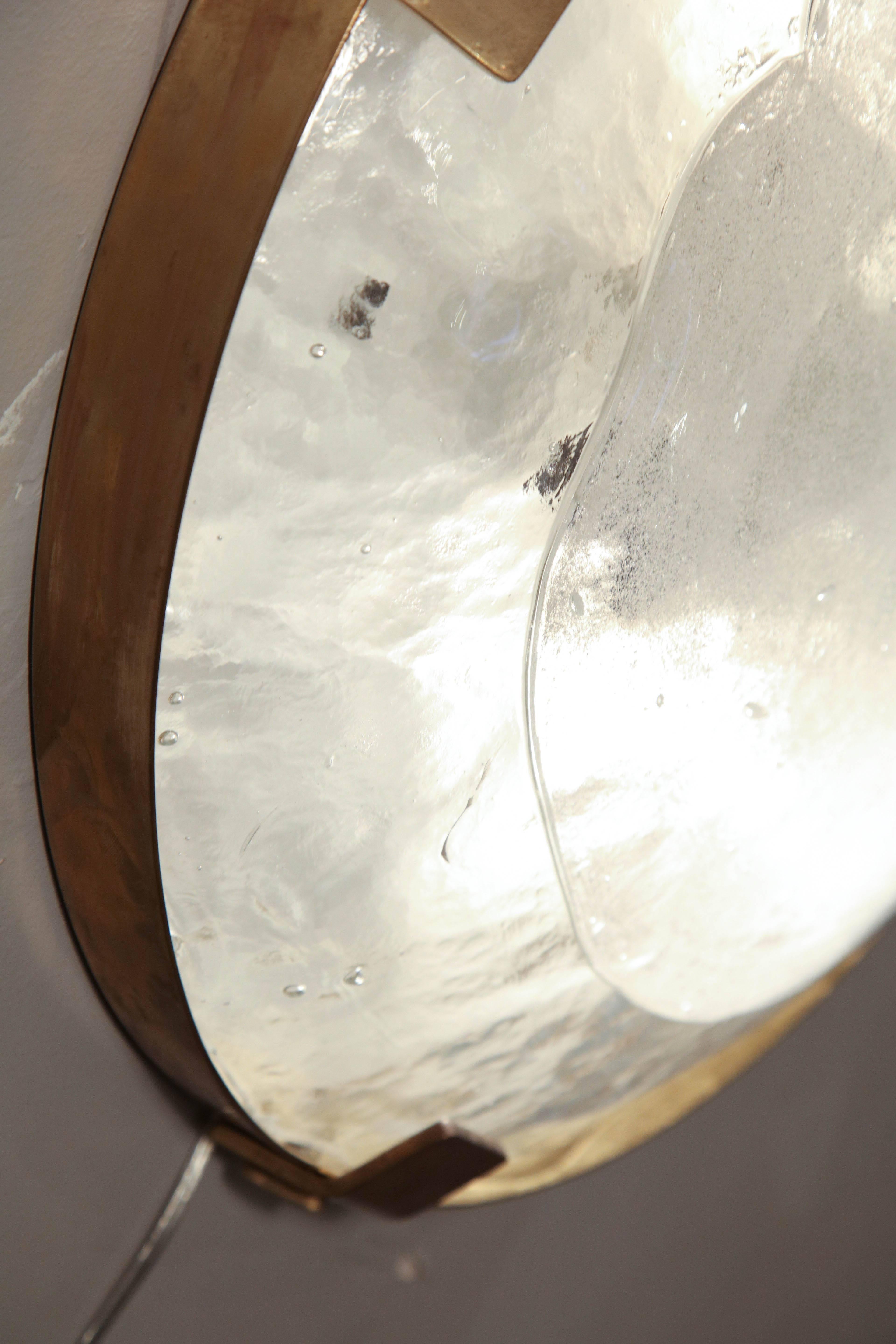 Vintage Murano Glass Flush Mount Light Fixture 2