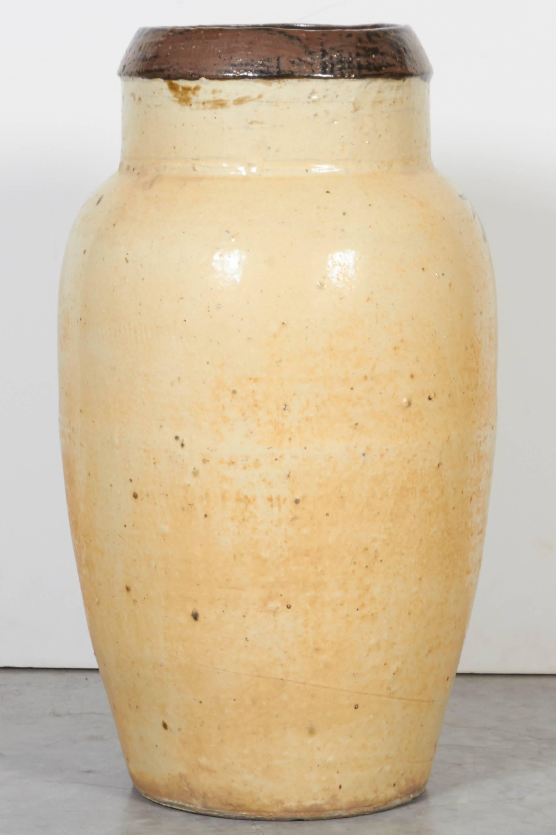 Tall Antique Chinese Ceramic Wine Jar, circa 1850 3