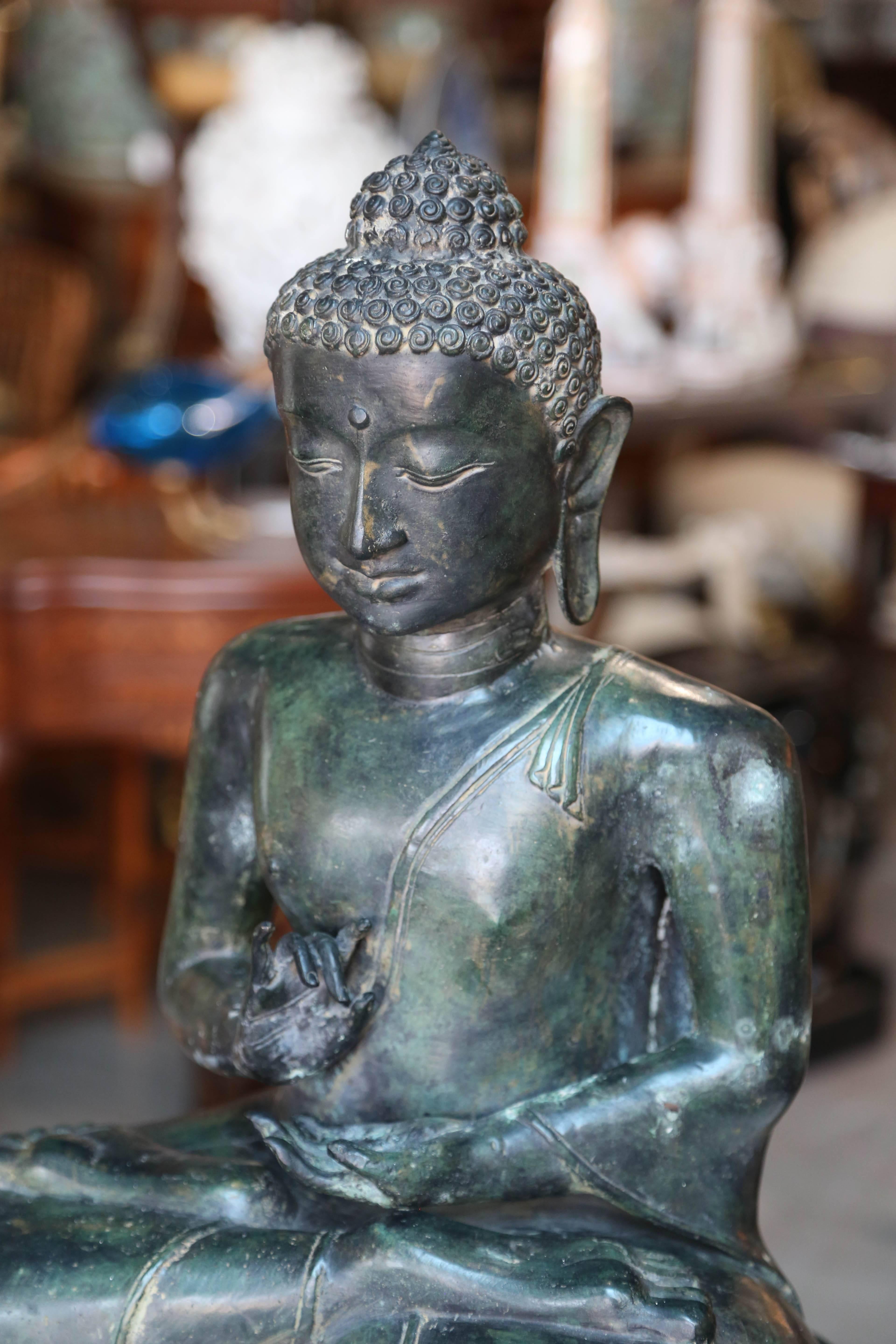 Chinese Antique Bronze or Copper Figure of Buddha