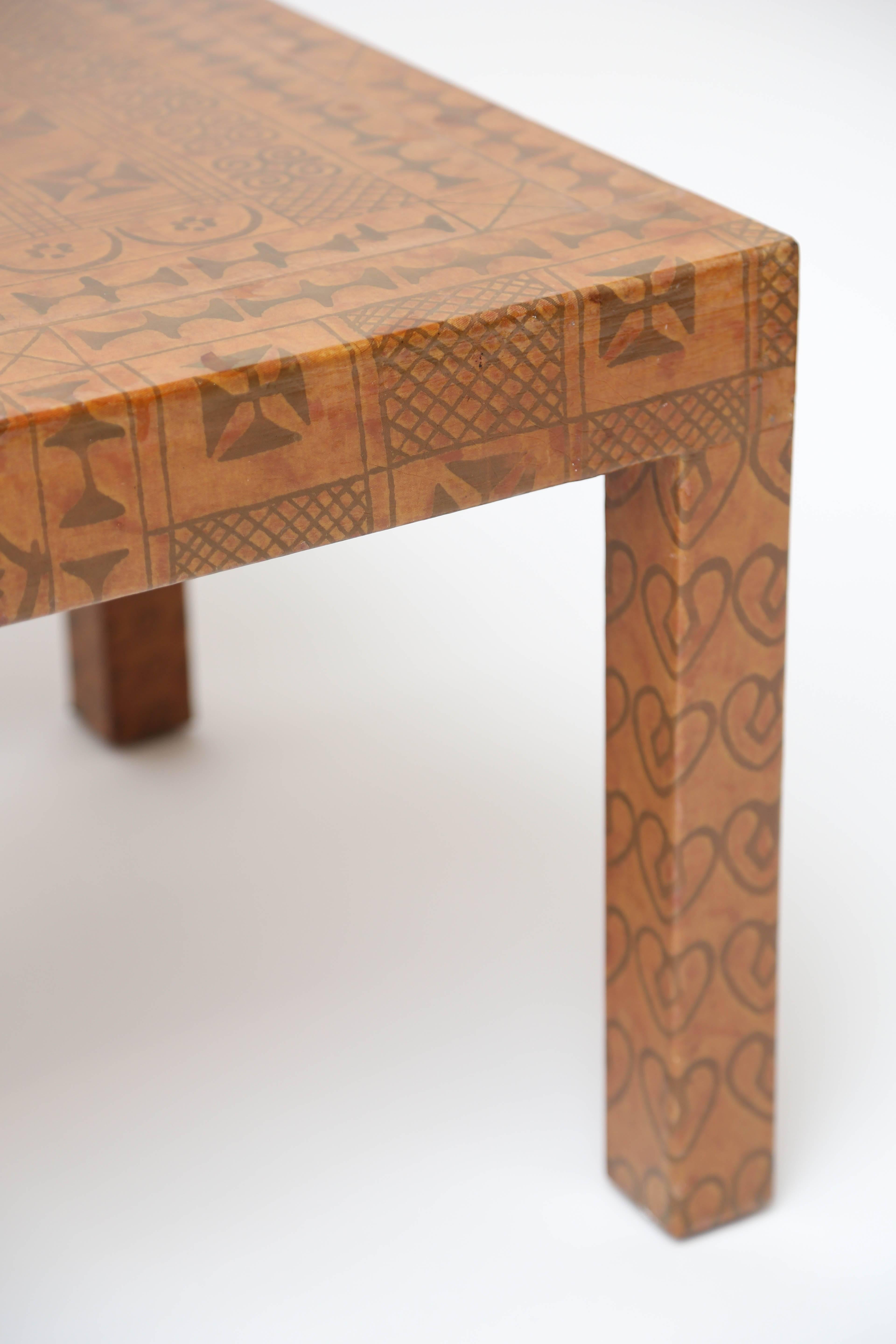 Rare pair of Karl Springer side tables.