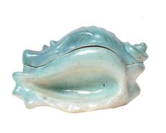 Pair of Ceramic Shell Boxes