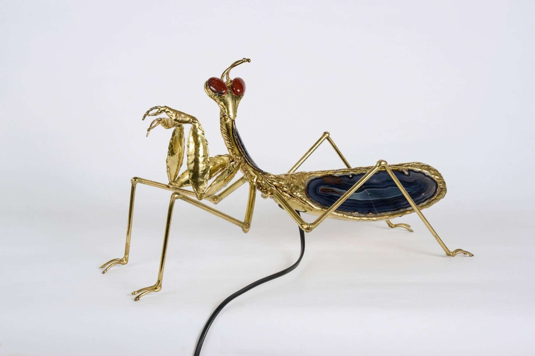 Late 20th Century Bug Lamp Signed by Henri Fernandez