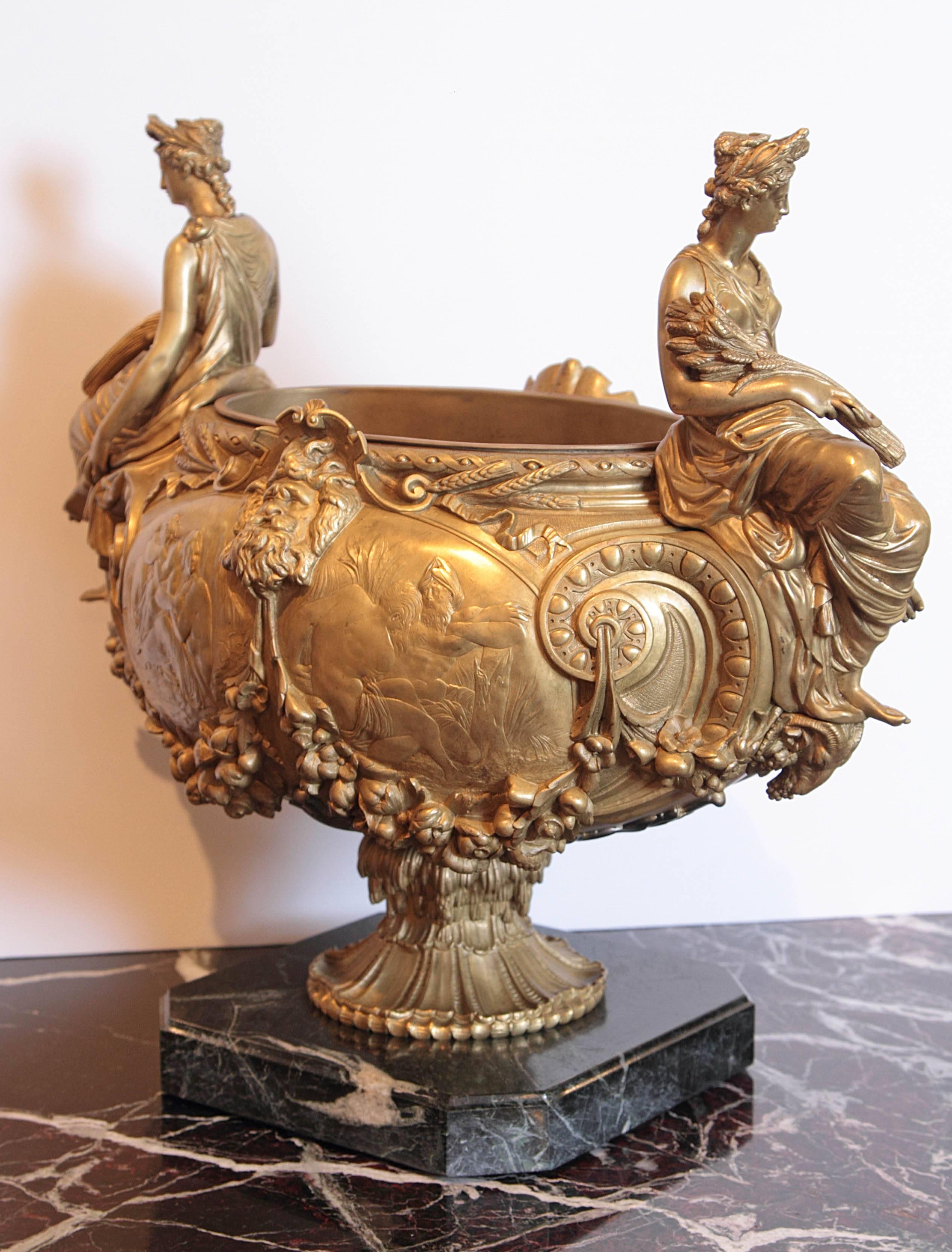 Neoclassical 19th Century Centerpiece after Lerolle Freres Paris, circa 1862