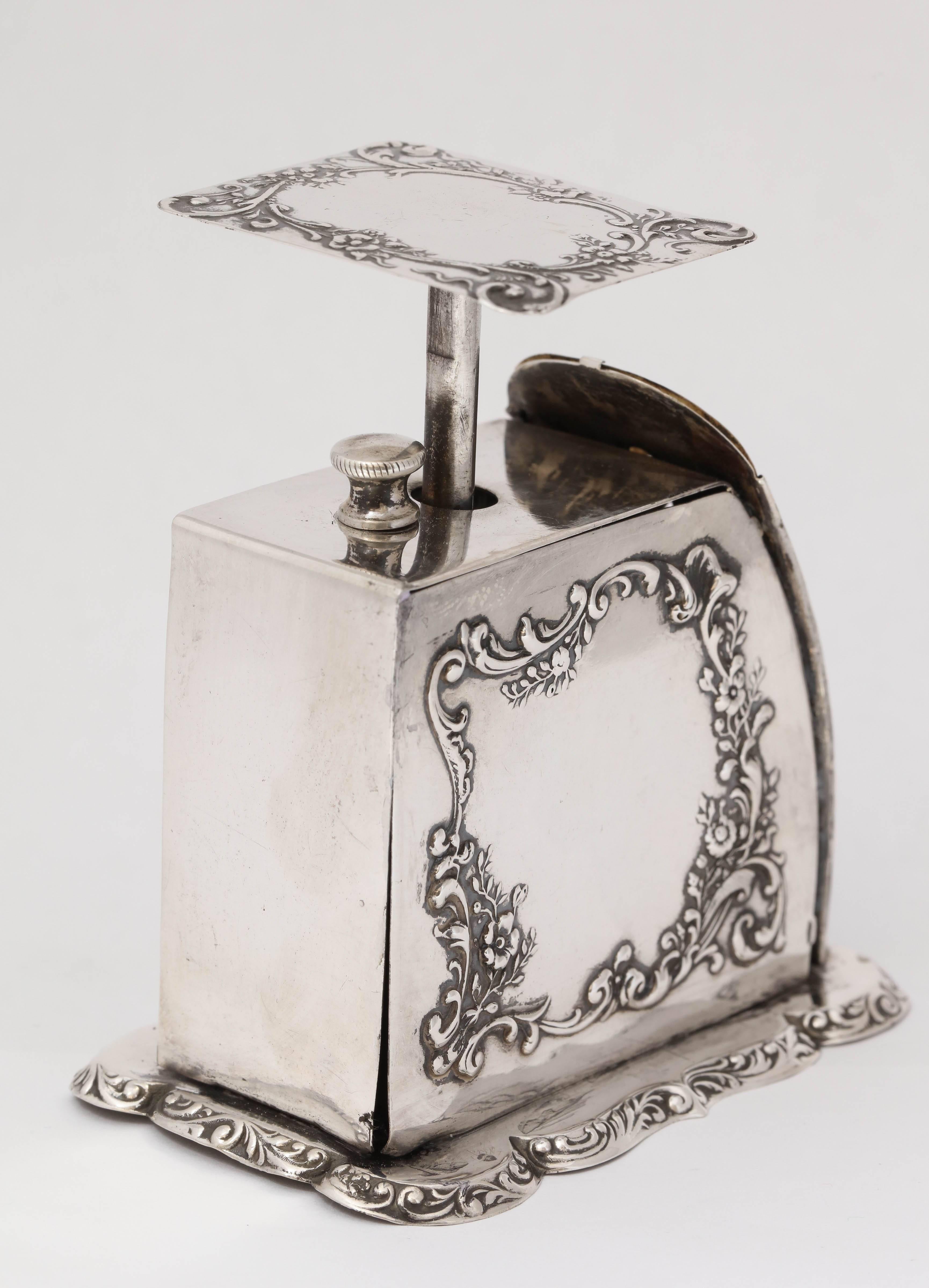 Victorian Sterling Silver Postage Scale 1