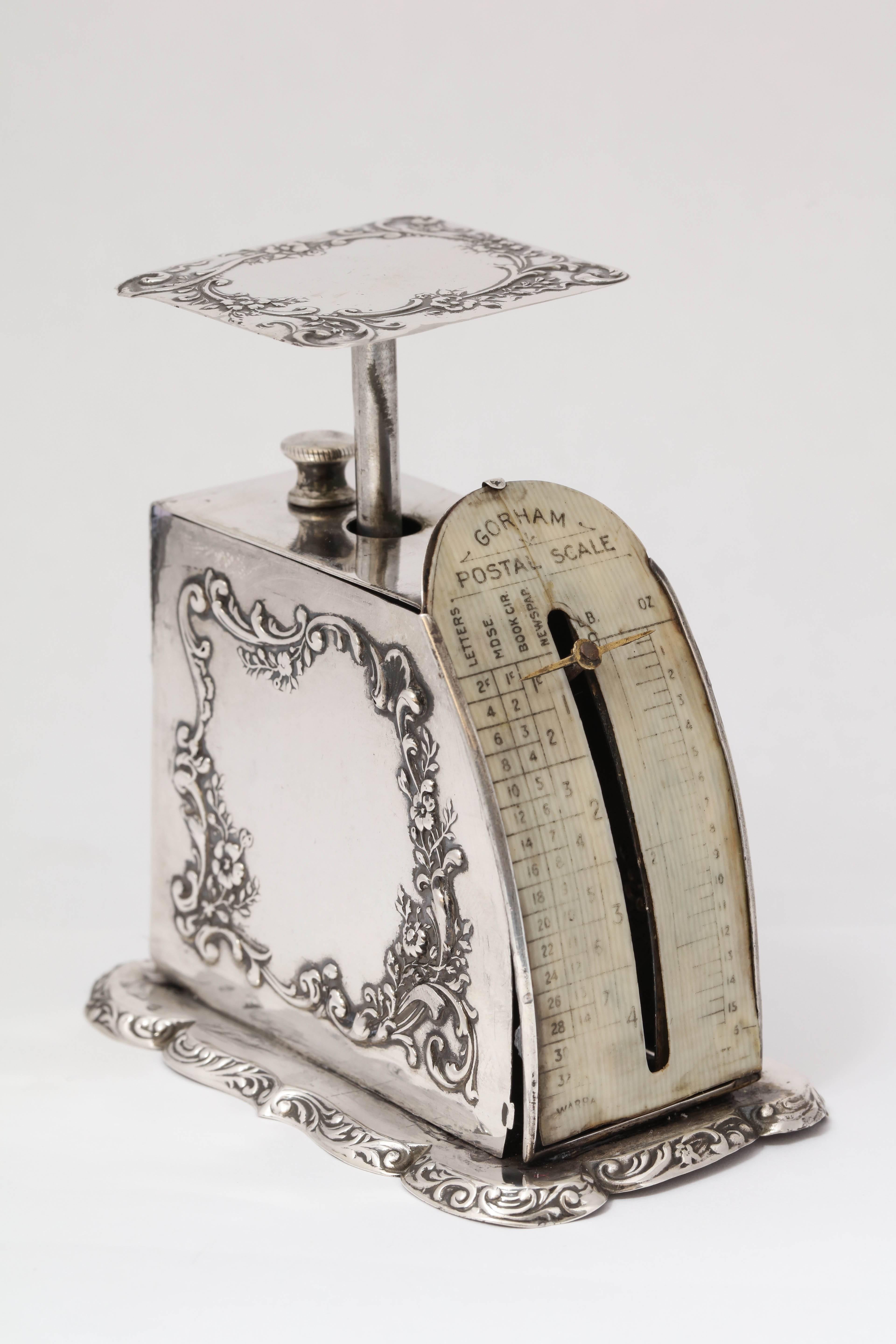 Victorian Sterling Silver Postage Scale 3
