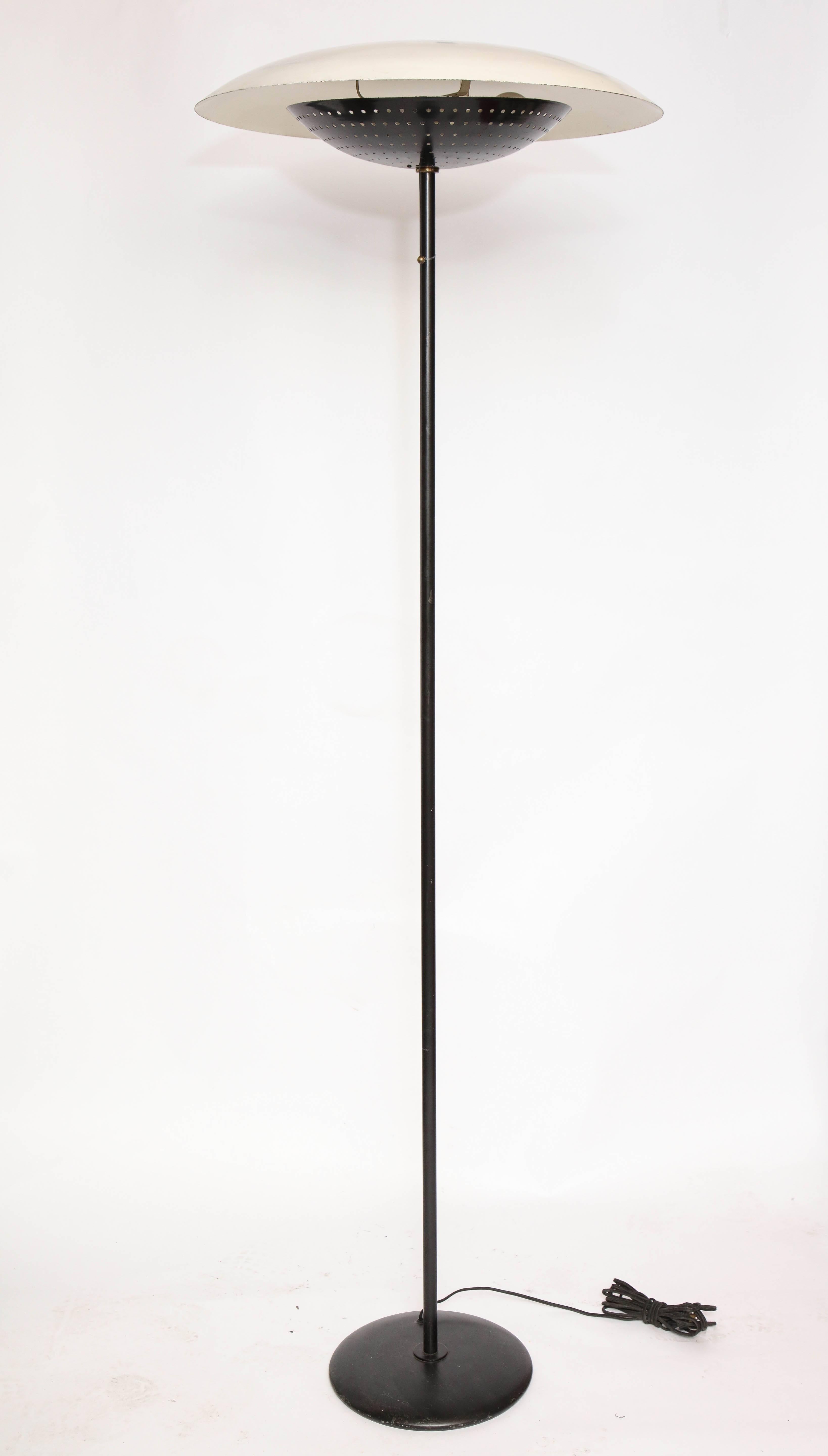 Swiss  Floor Lamp Mid Century Modern Switzerland, 1950s For Sale