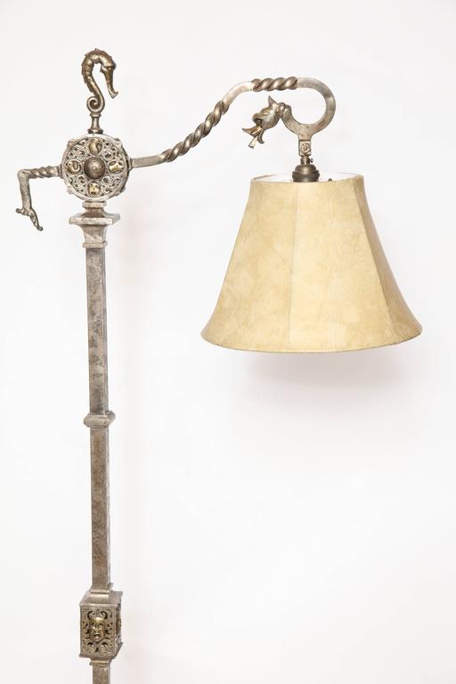 Oscar B Bach Art Deco Floor Lamp Circa 1920s