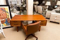 Fabulous Danish Teak Desk with Matching Desk Chair