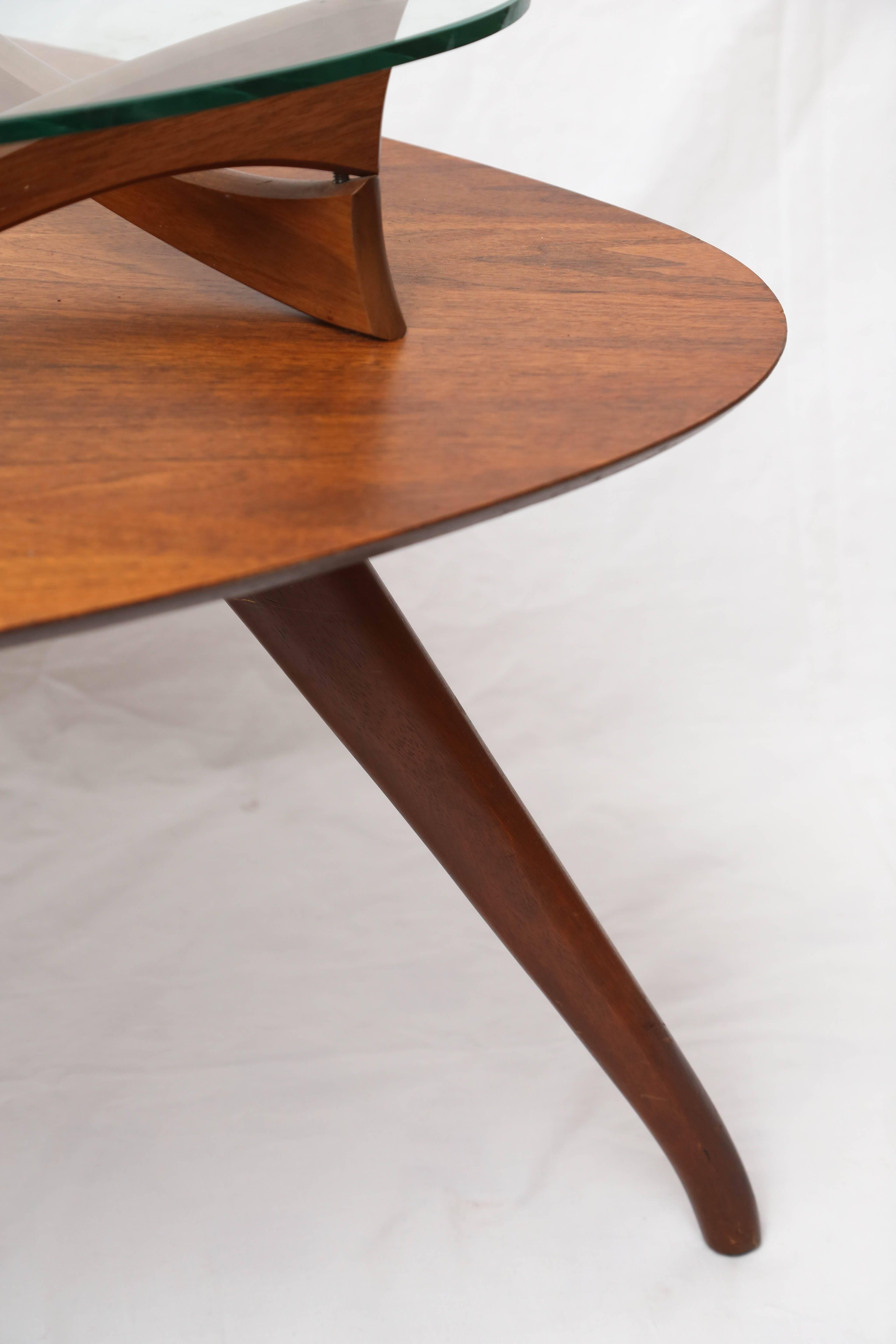 American Mid Century Modern Side Table, 1960s, USA