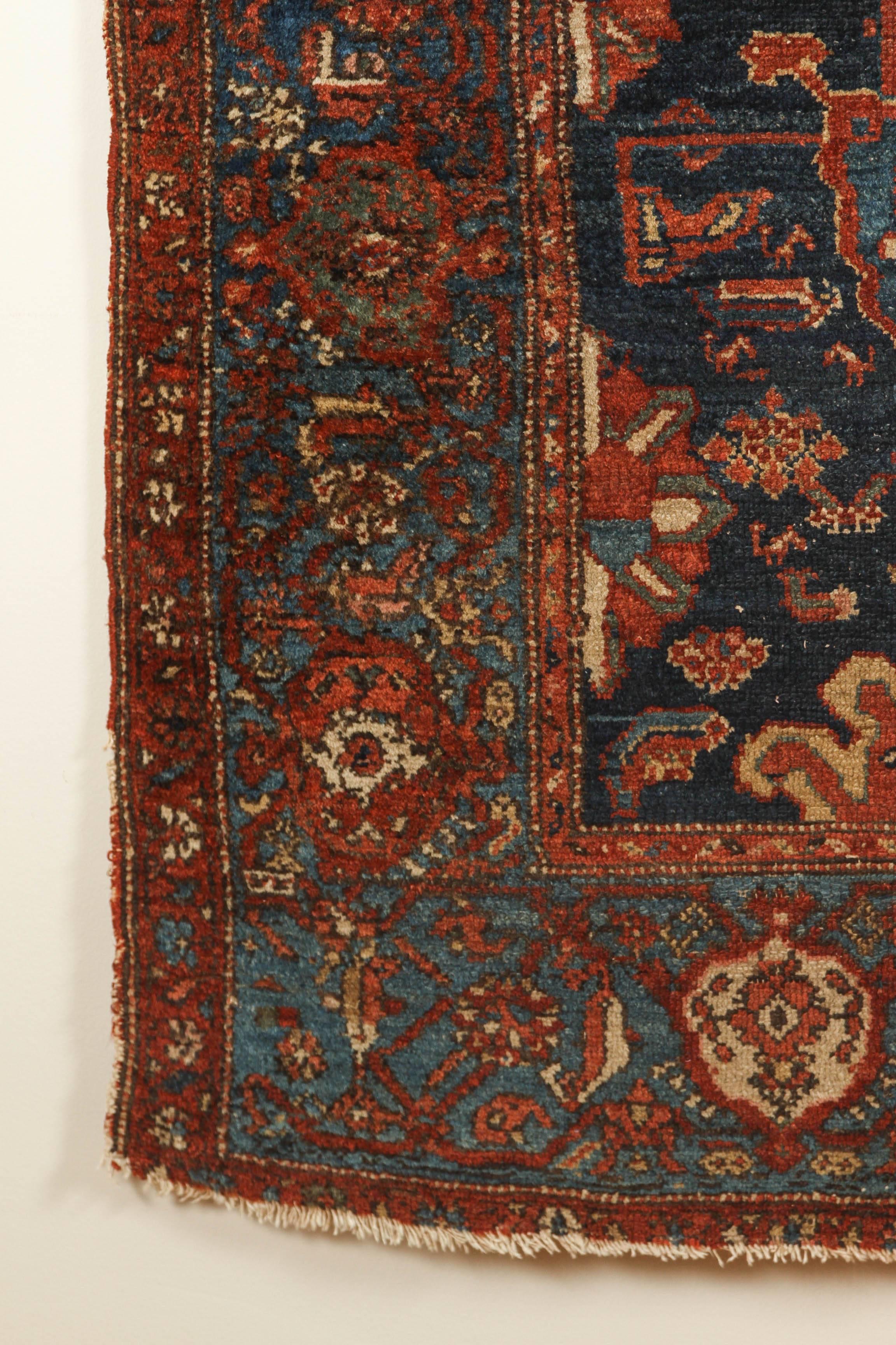 Persian Antique Hamadan Rug For Sale