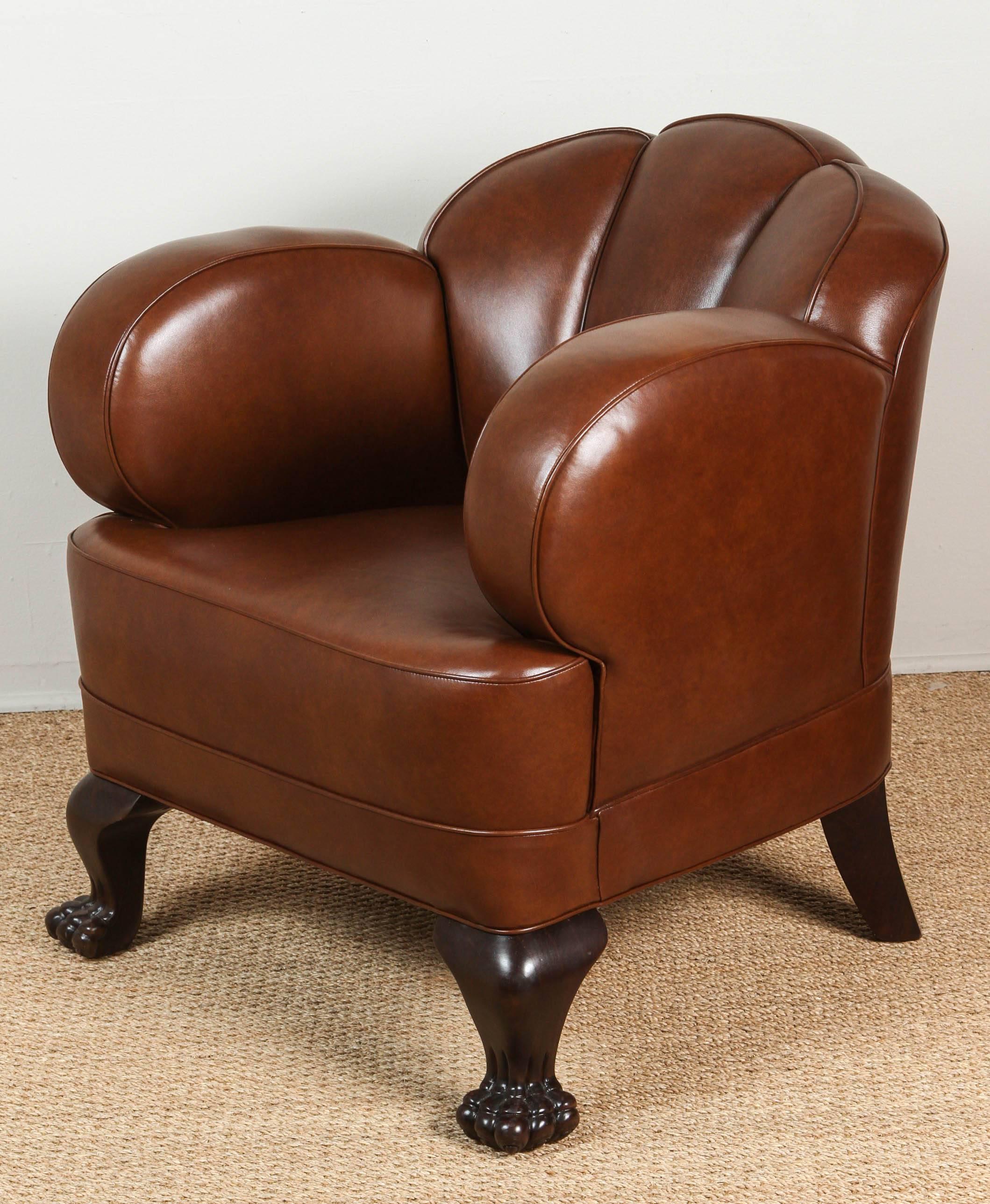 American  Workshop Leather Chairs For Sale