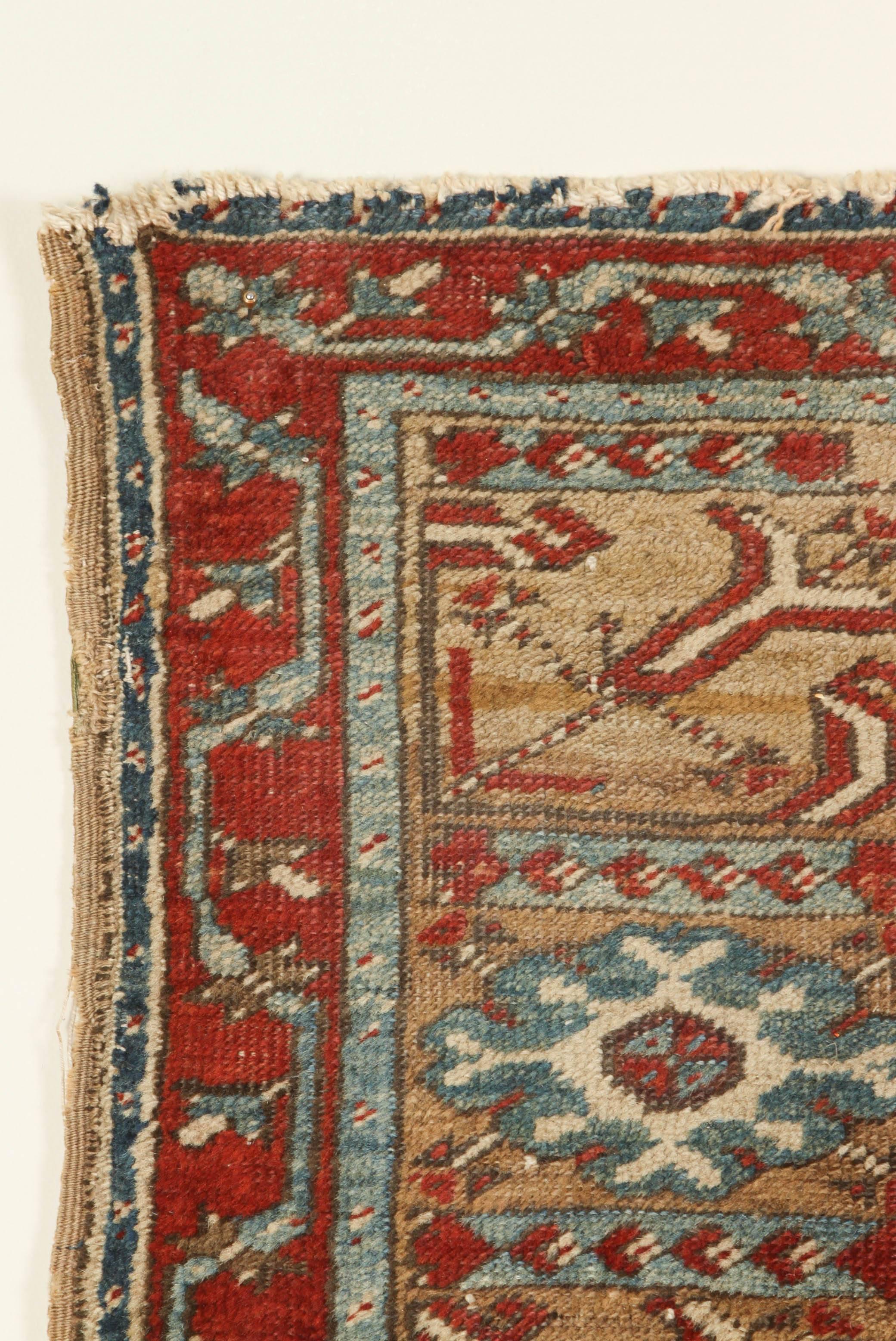 Antique Turkish Mudjur Prayer Rug For Sale 1
