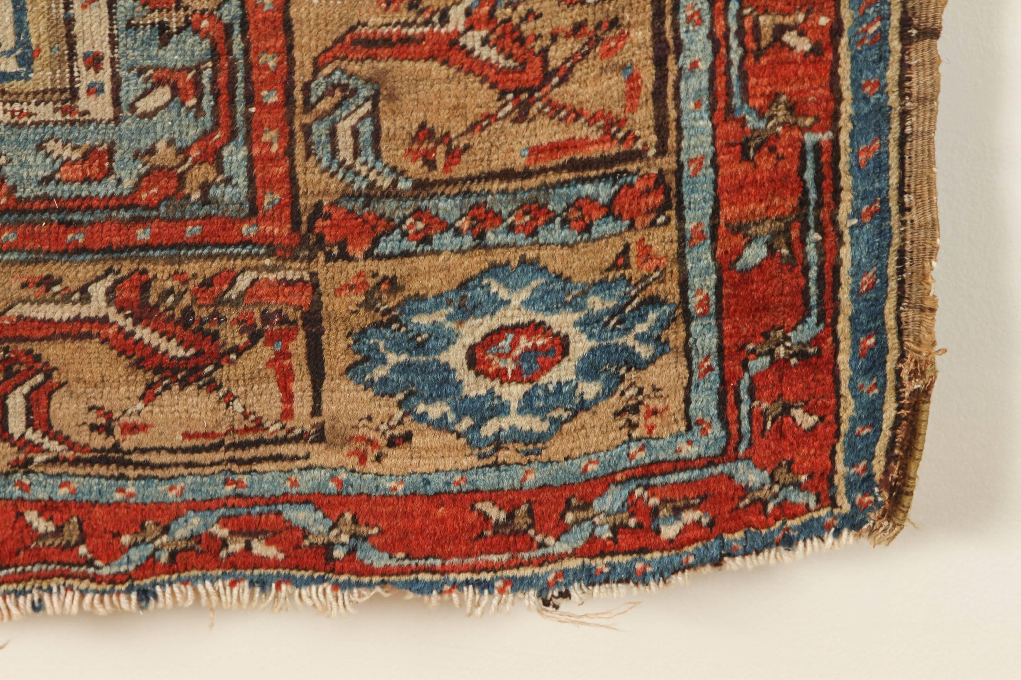 Antique Turkish Mudjur Prayer Rug For Sale 2