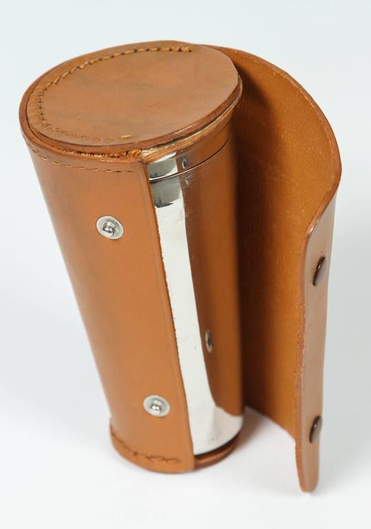 Vintage Travel Cocktail Shaker with Cups at 1stDibs