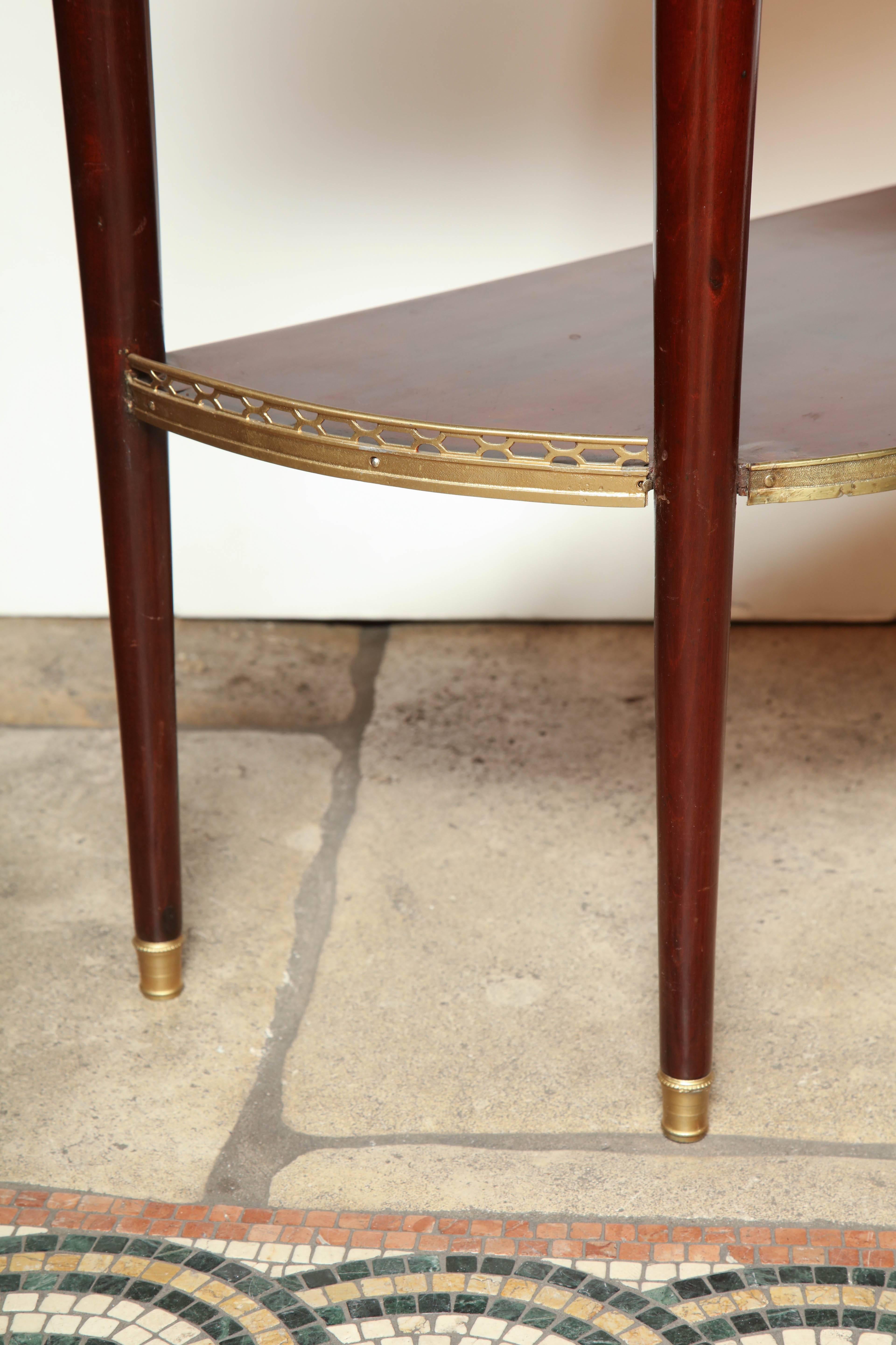 French Demilune Console Table 1