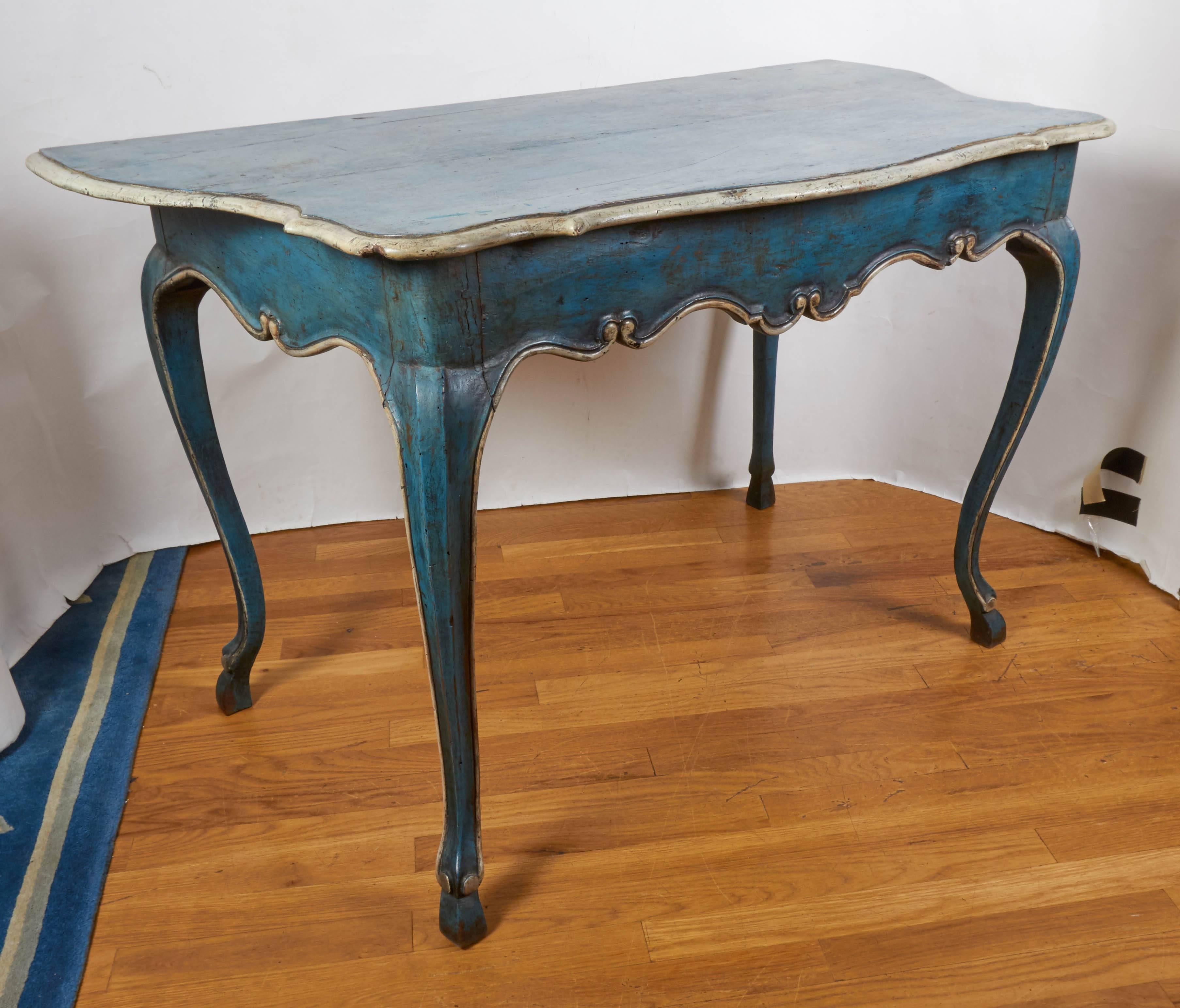 Mid-20th Century Louis XV Style Painted Side Table
