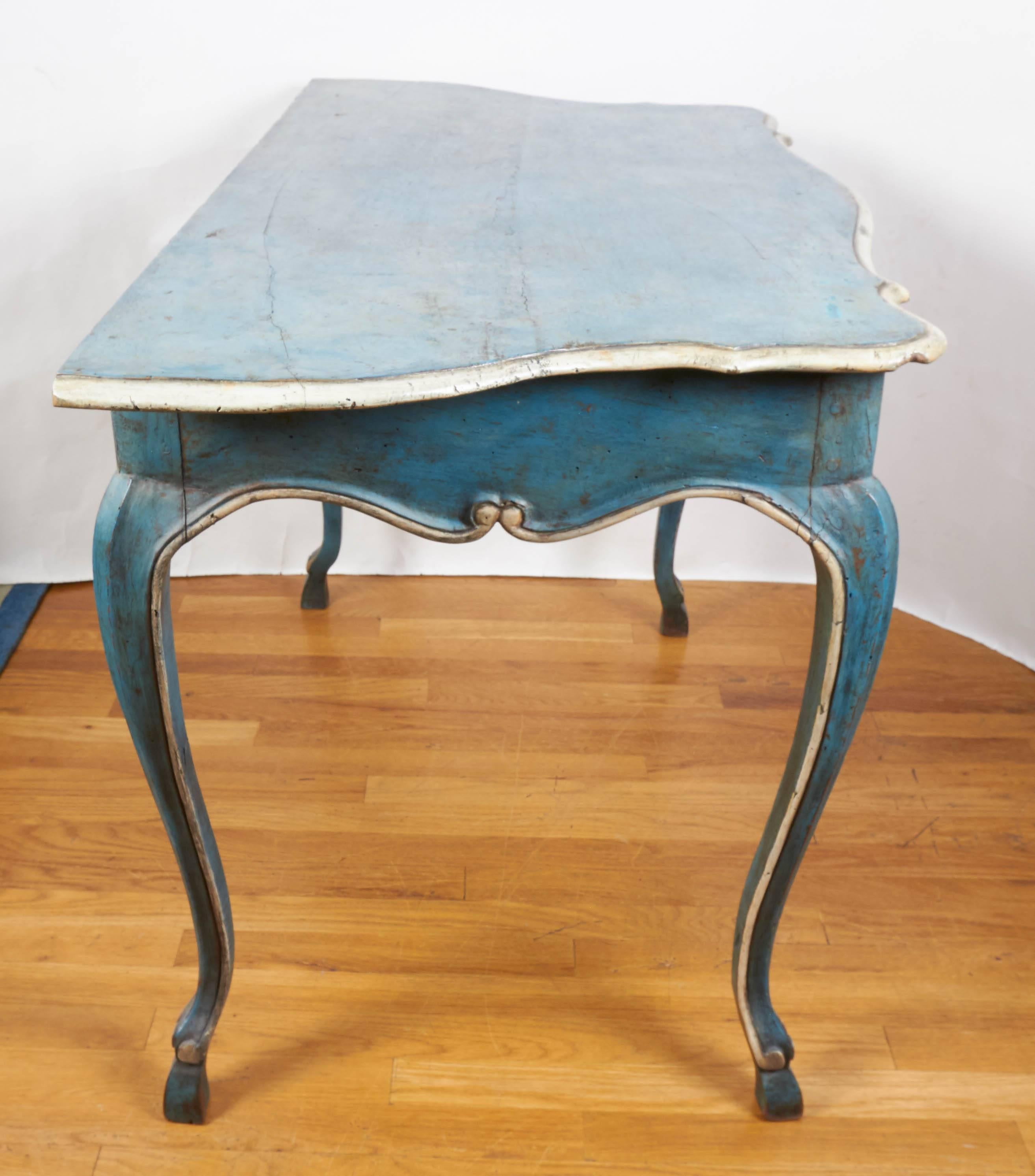 Louis XV Style Painted Side Table 1
