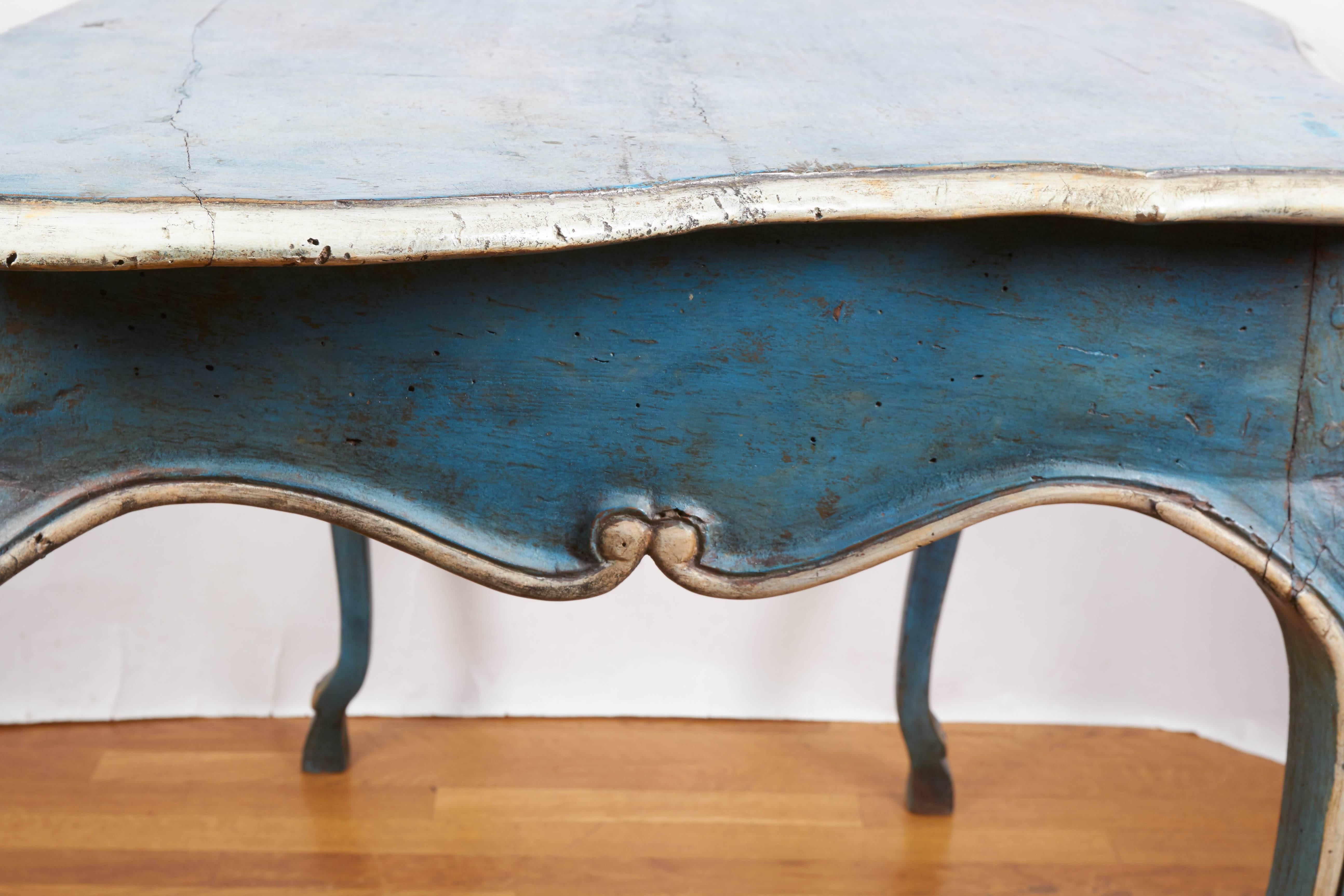 Louis XV Style Painted Side Table 2