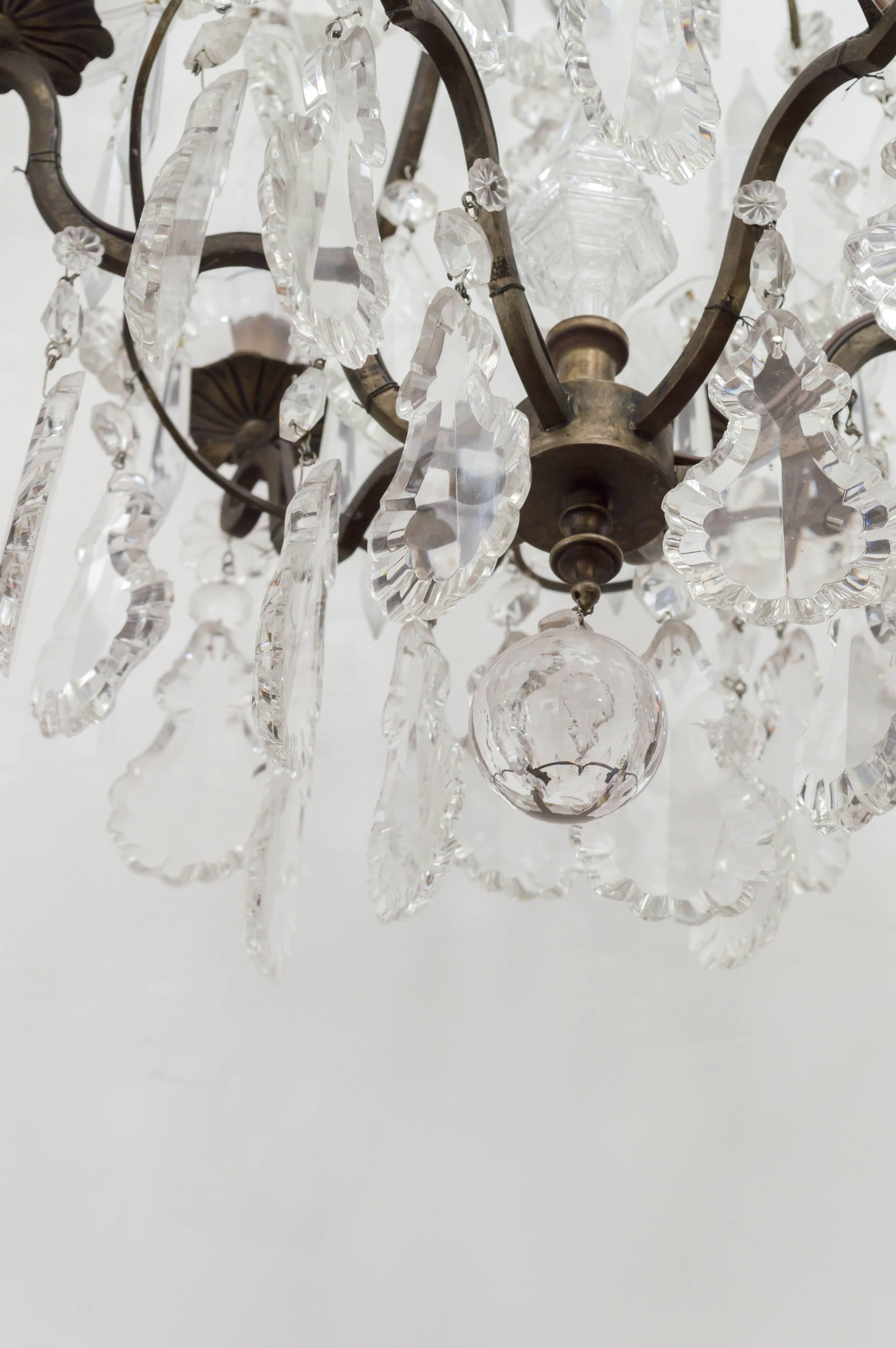 Hand-Crafted  Crystal Chandelier