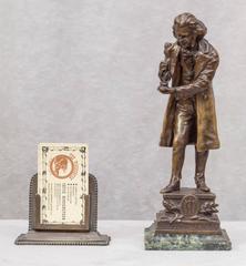 Austrian Bronze Figure of "the Expert" by Carl Kauba