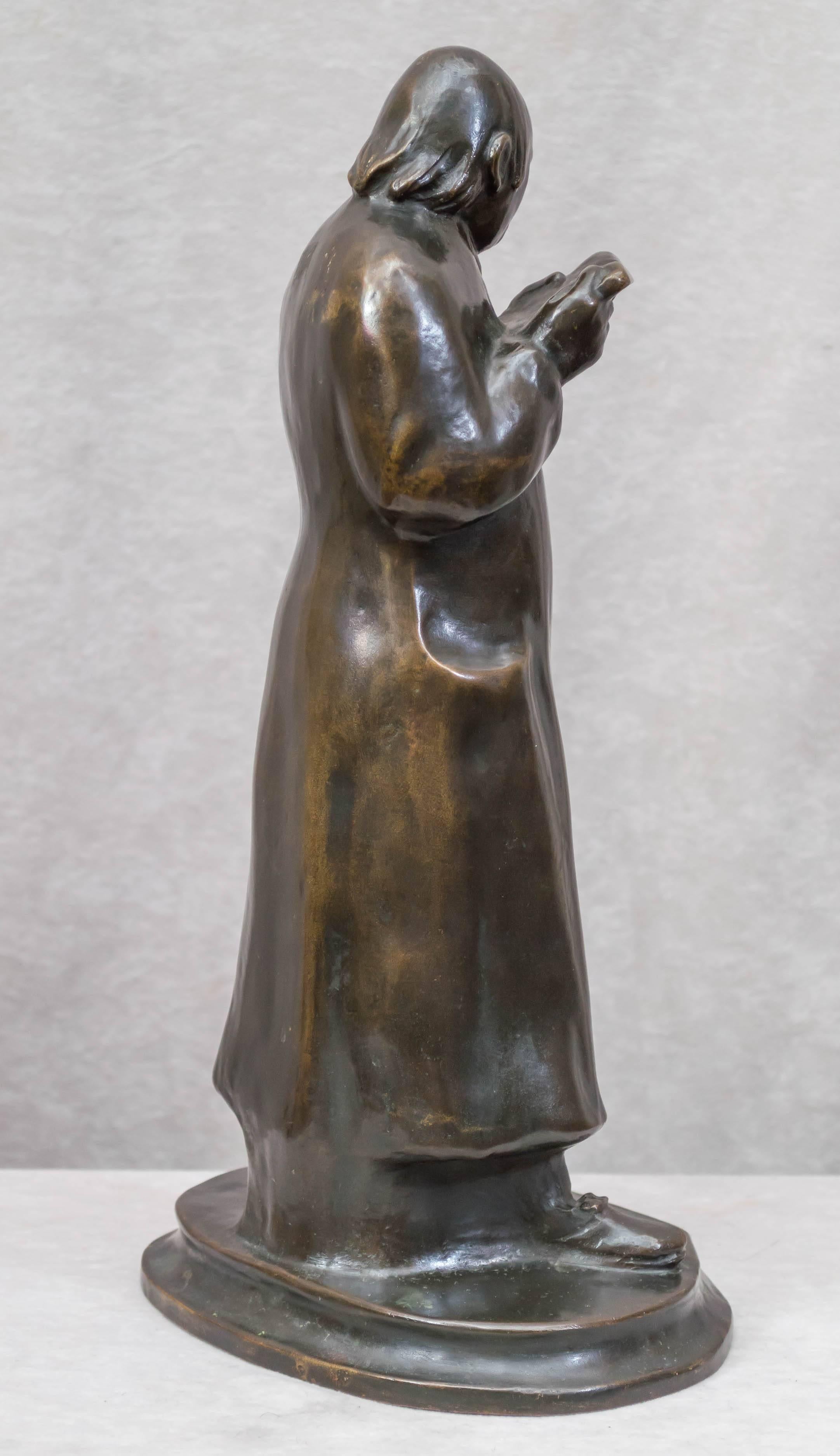 Deutsche Bronzefigur von Emil Jannings, Hollywood und Filmmotive im Angebot 1