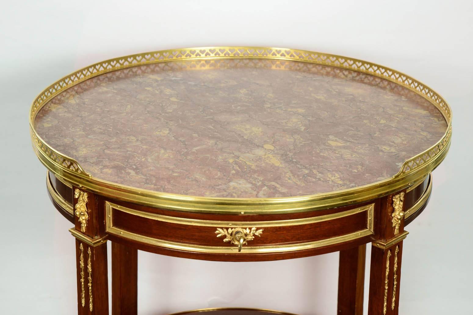 French Pair of Gueridons Louis XVI Style For Sale