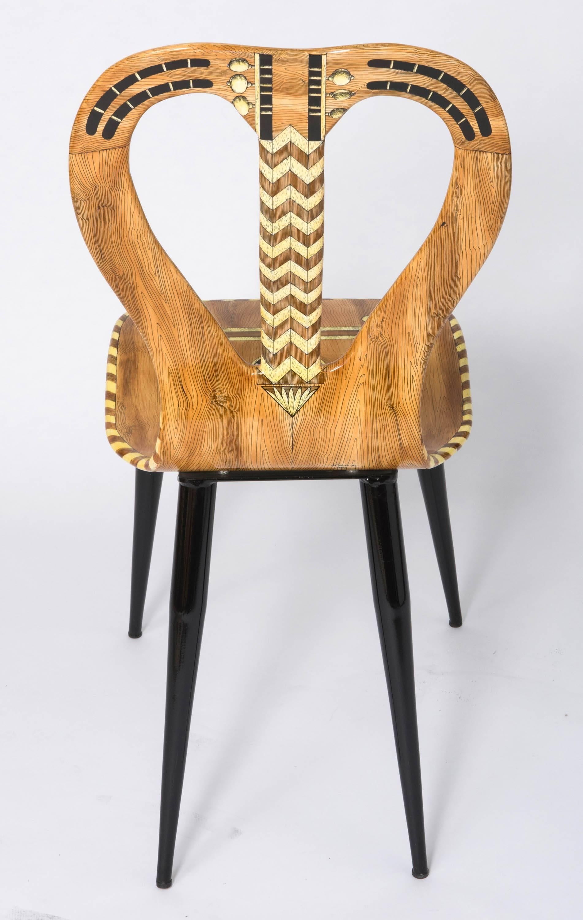 Italian Atelier Fornasetti chair 
