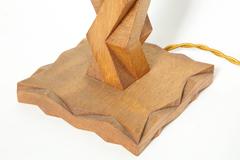 Oak Modernist Lamp