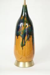 Danish Modern Drip Glaze Lamps