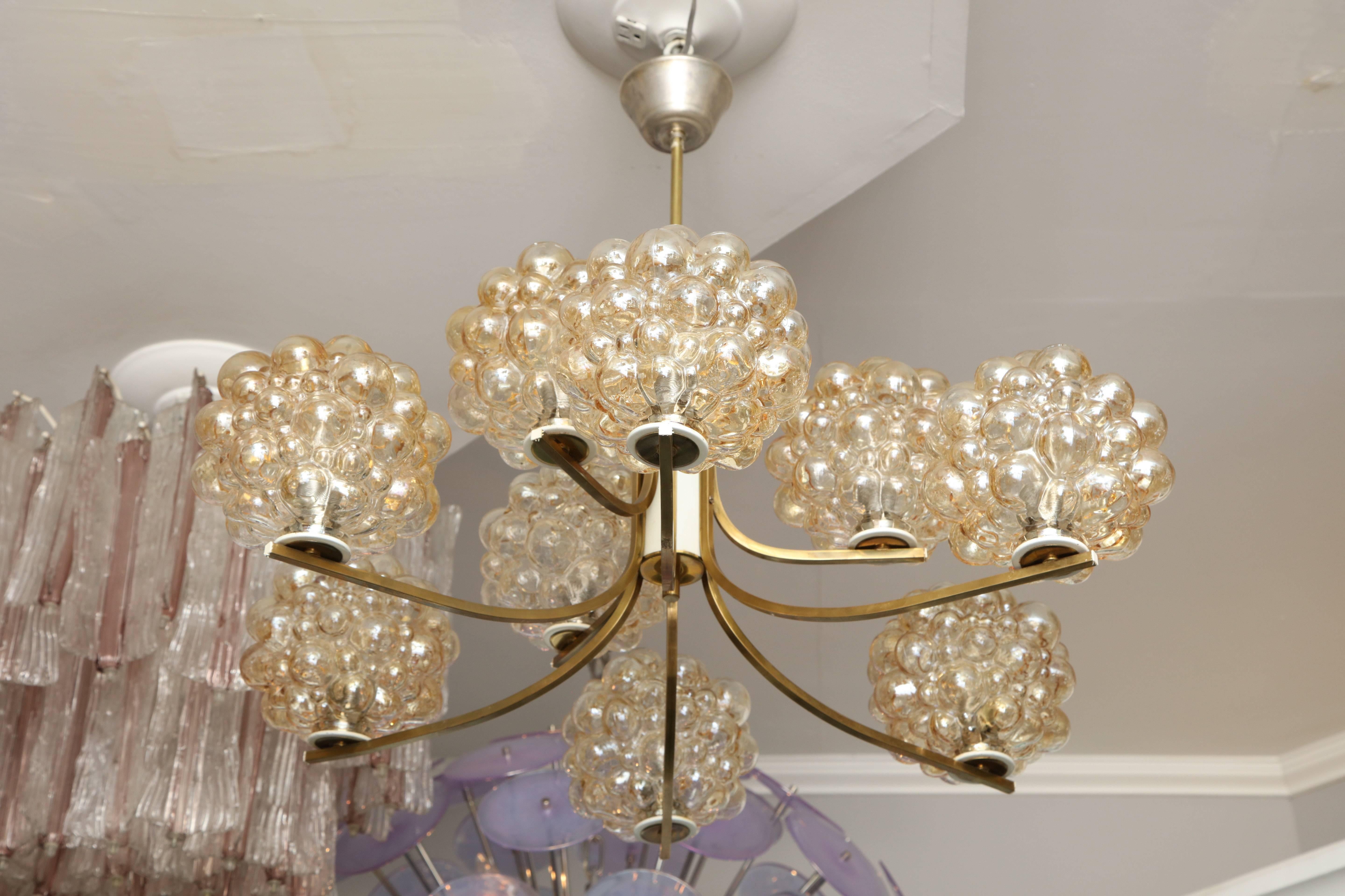 Vintage Limburg chandelier by Helena Tynell.