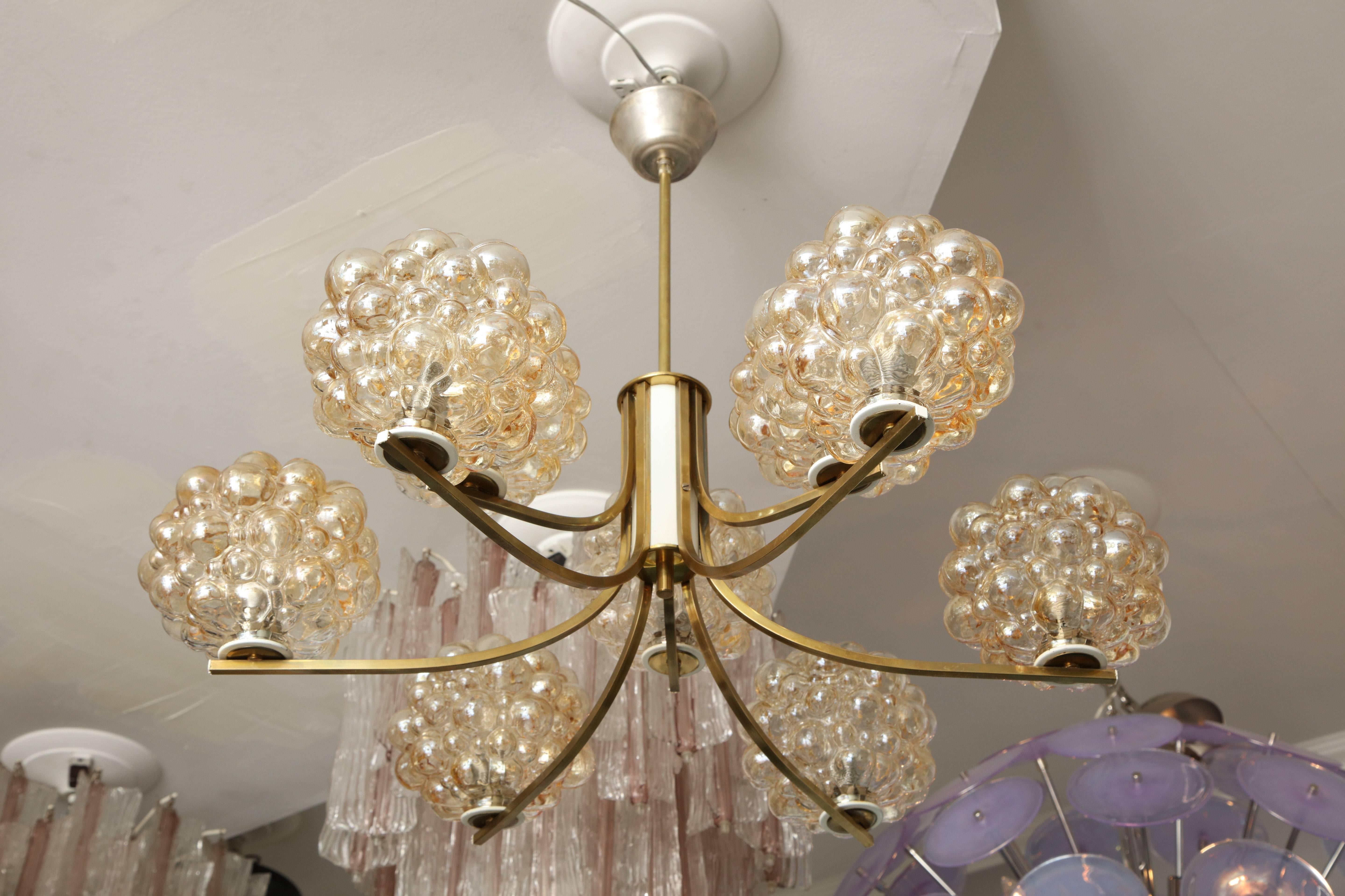 Vintage Limburg Chandelier by Helena Tynell In Excellent Condition In New York, NY
