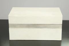 Custom Shagreen Treasure Box with Parchment Trim