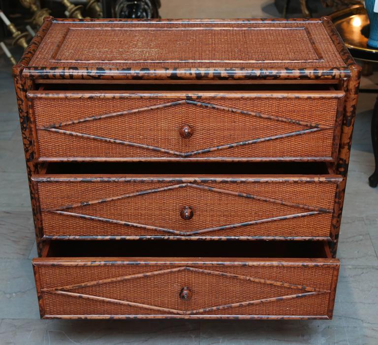 Superb MidCentury Bamboo Dresser at 1stDibs