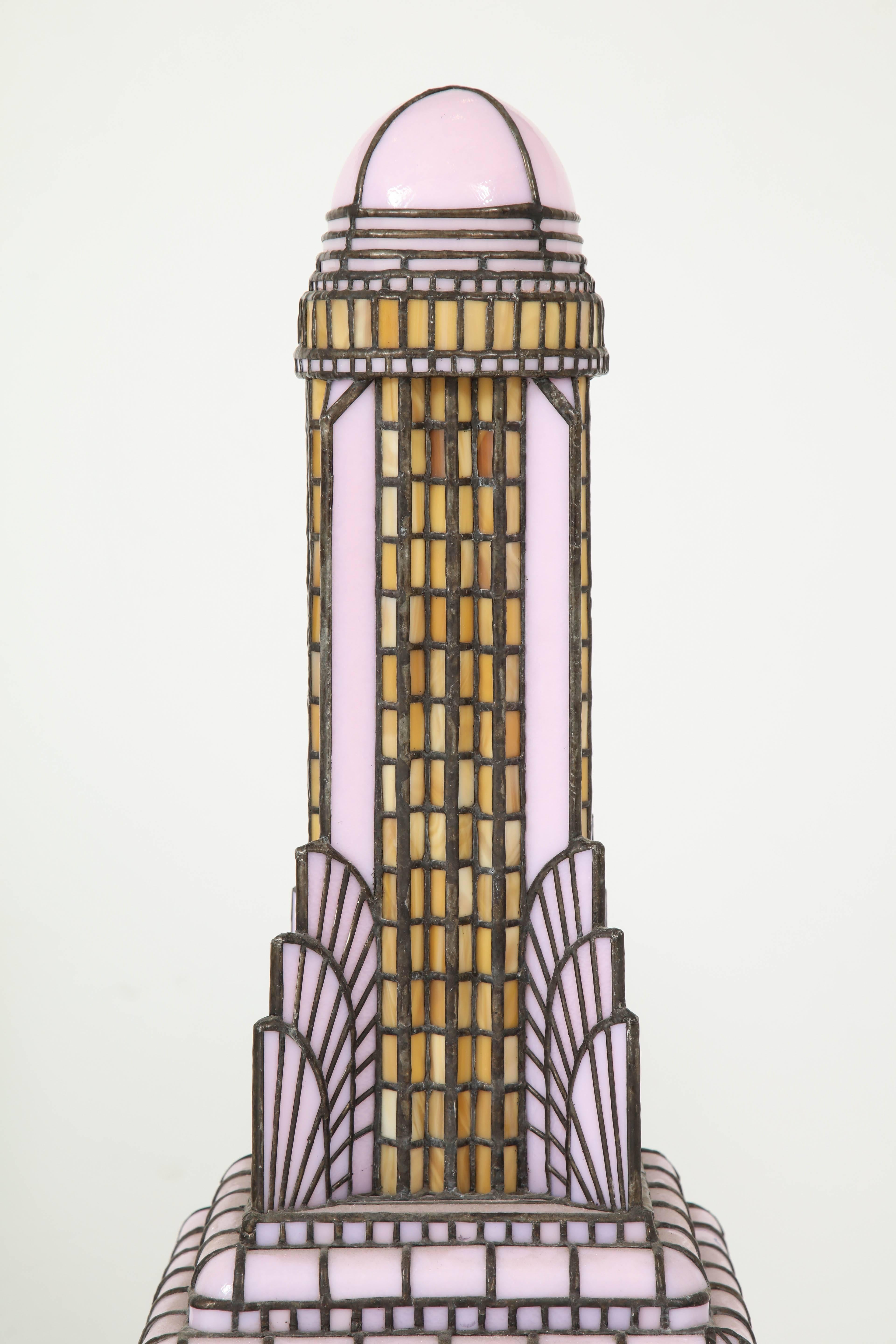 Contemporary Chrysler Building Light Sculpture by Adam Kurtzman