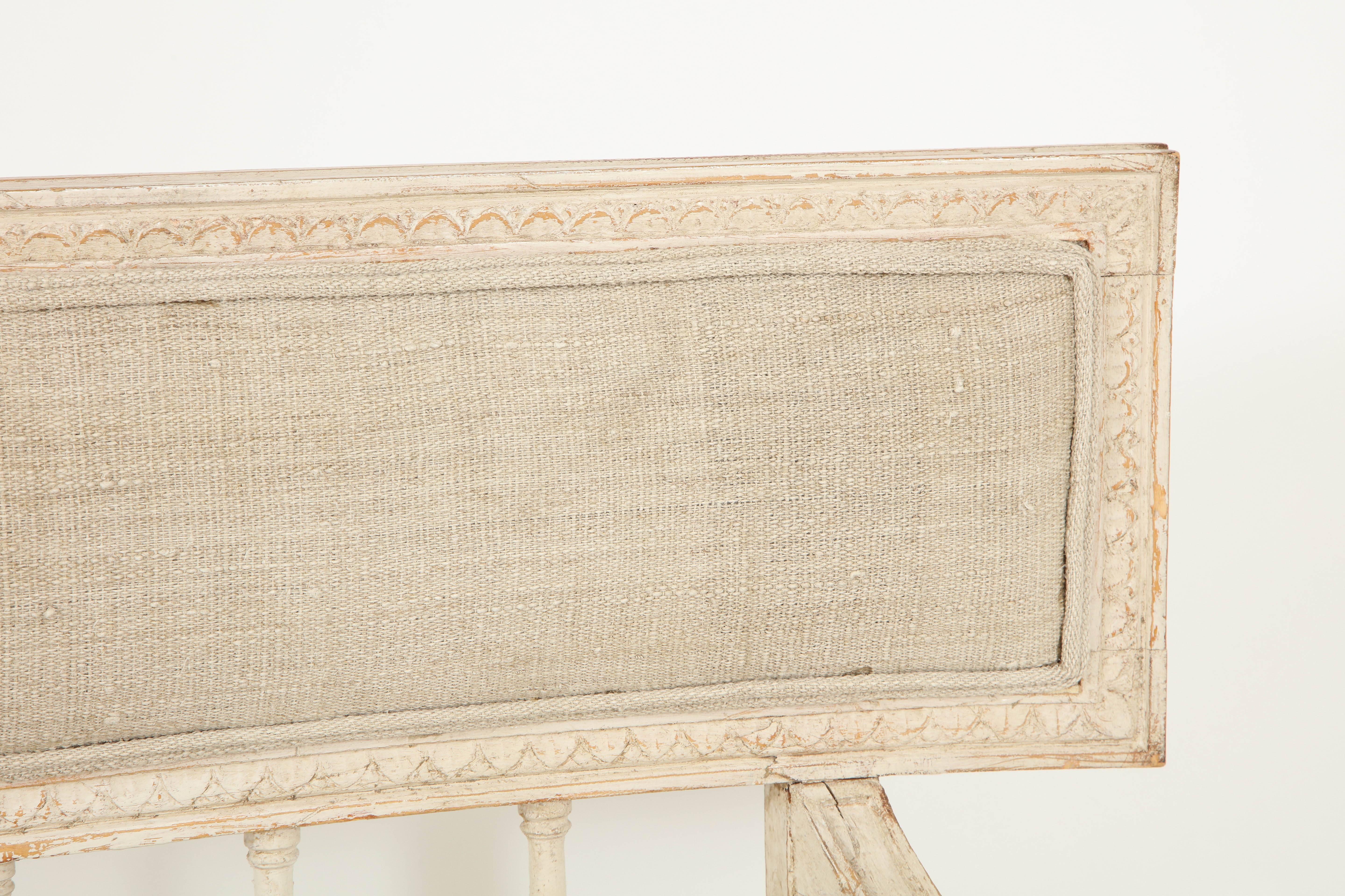 A Painted Swedish Settee 6