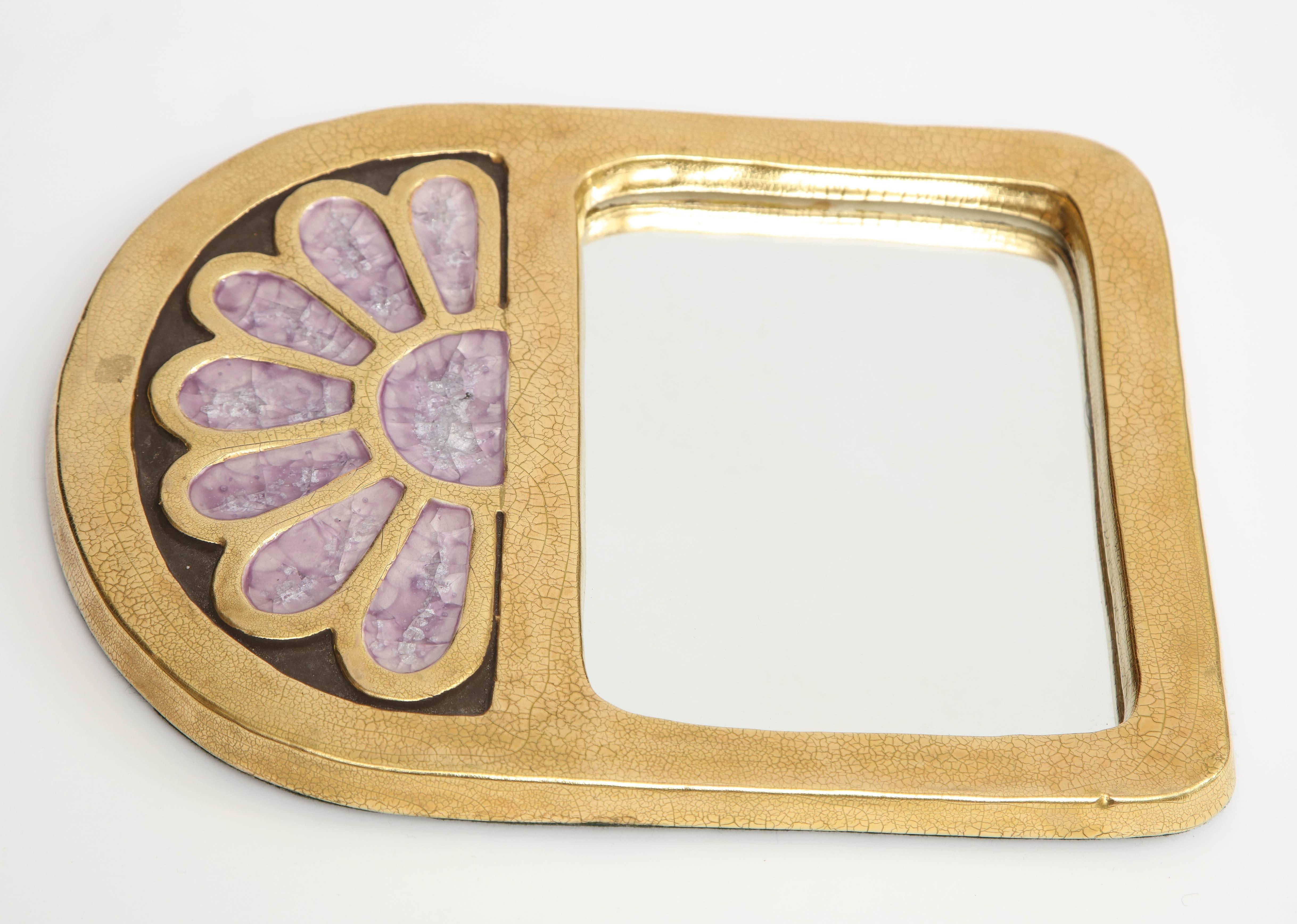 20th Century Small Mirror by Francois Lembo