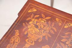 Superb 19th Century Dutch Marquetry Flip-Top Game Table