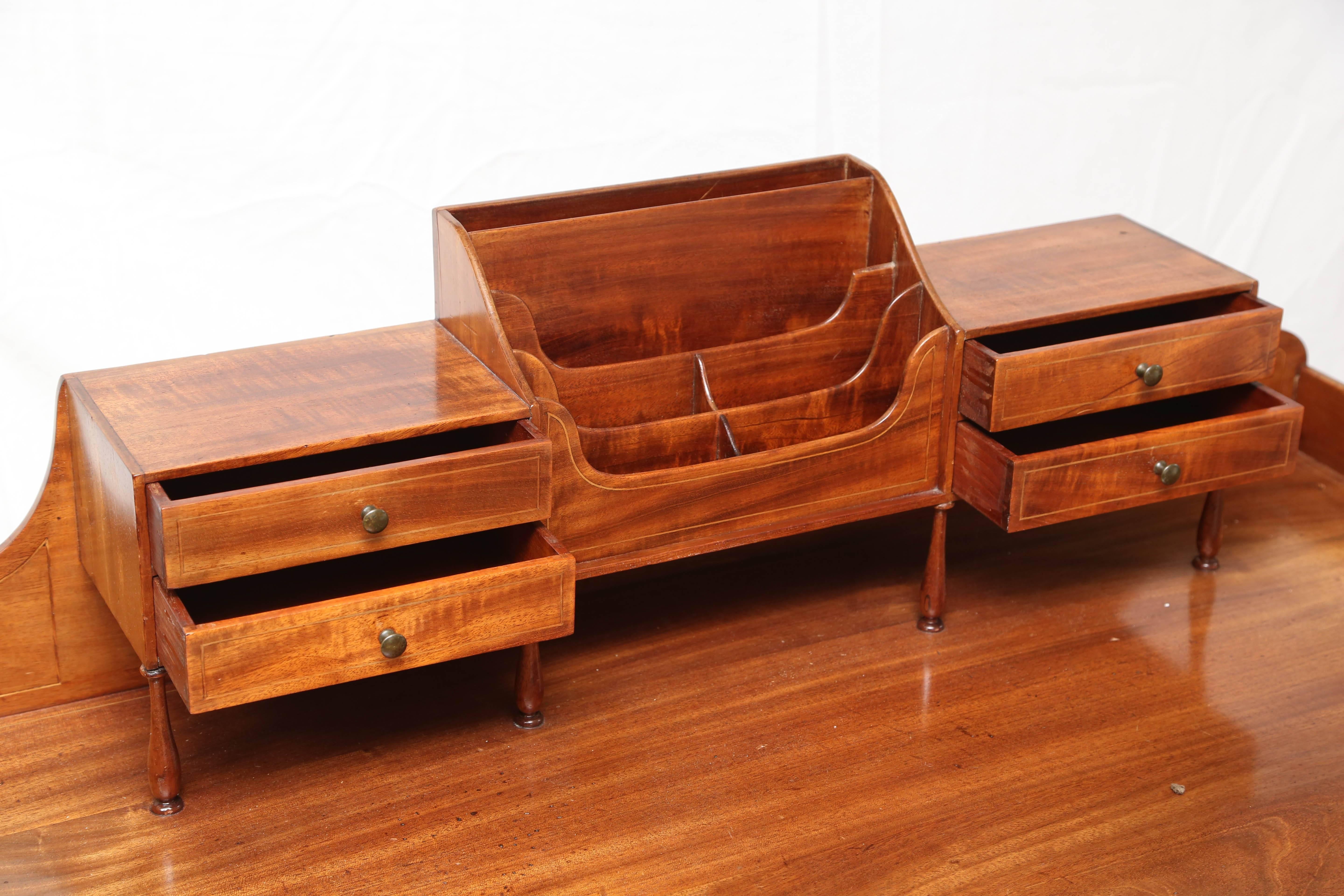 leather writing desk