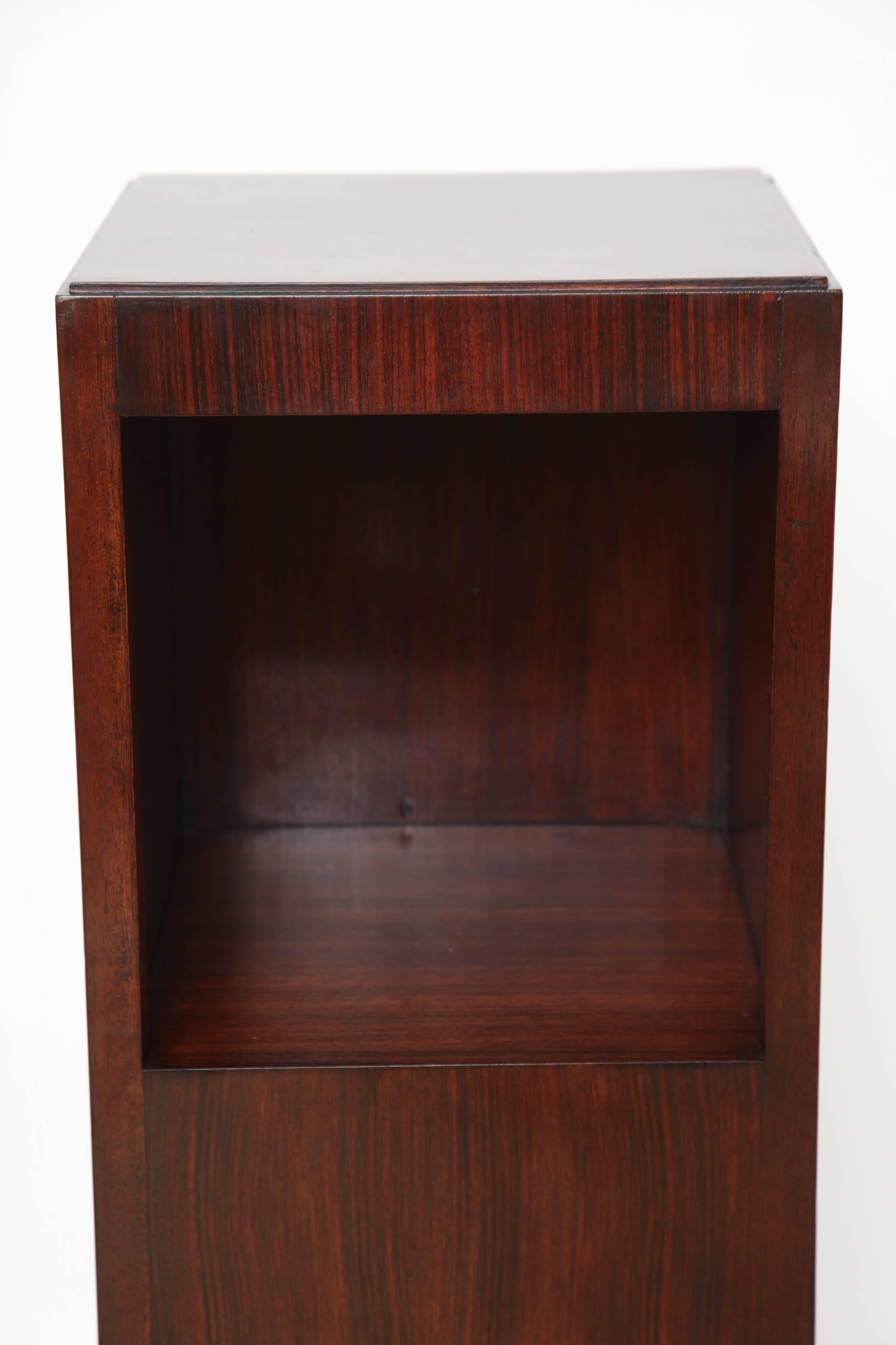 French Art Deco Rosewood Column Bookcase 4