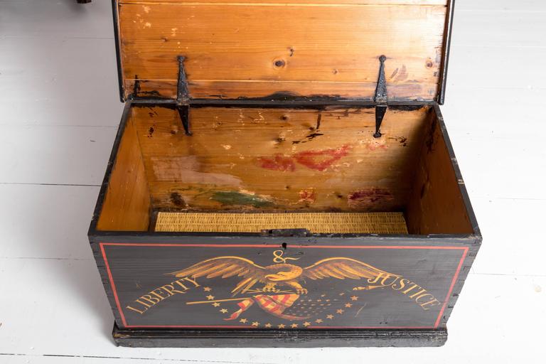 Antique Paint Decorated Sea Chest at 1stDibs antique sea decoration