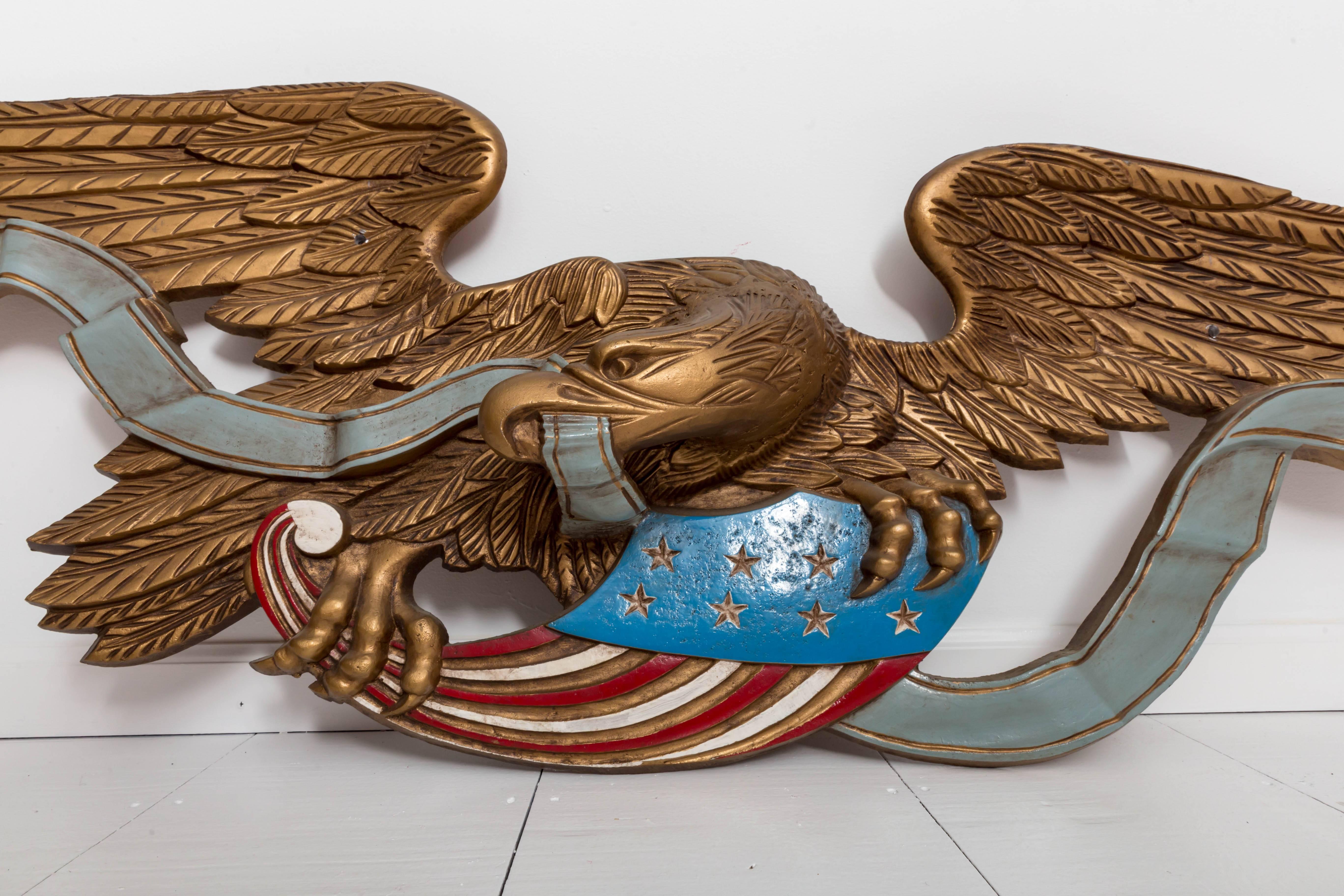 cast iron eagle wall mount