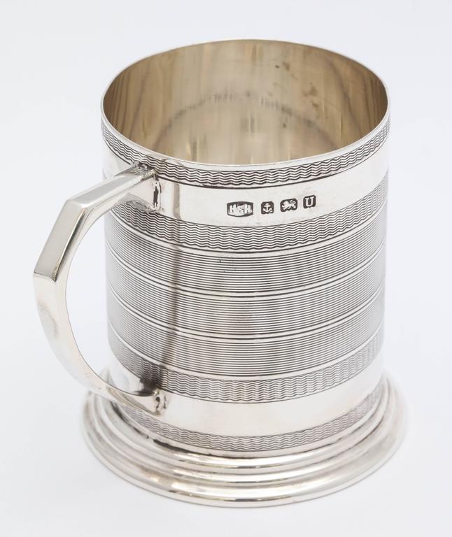 Sterling Silver Baby Mug in the Edwardian Style For Sale at 1stdibs
