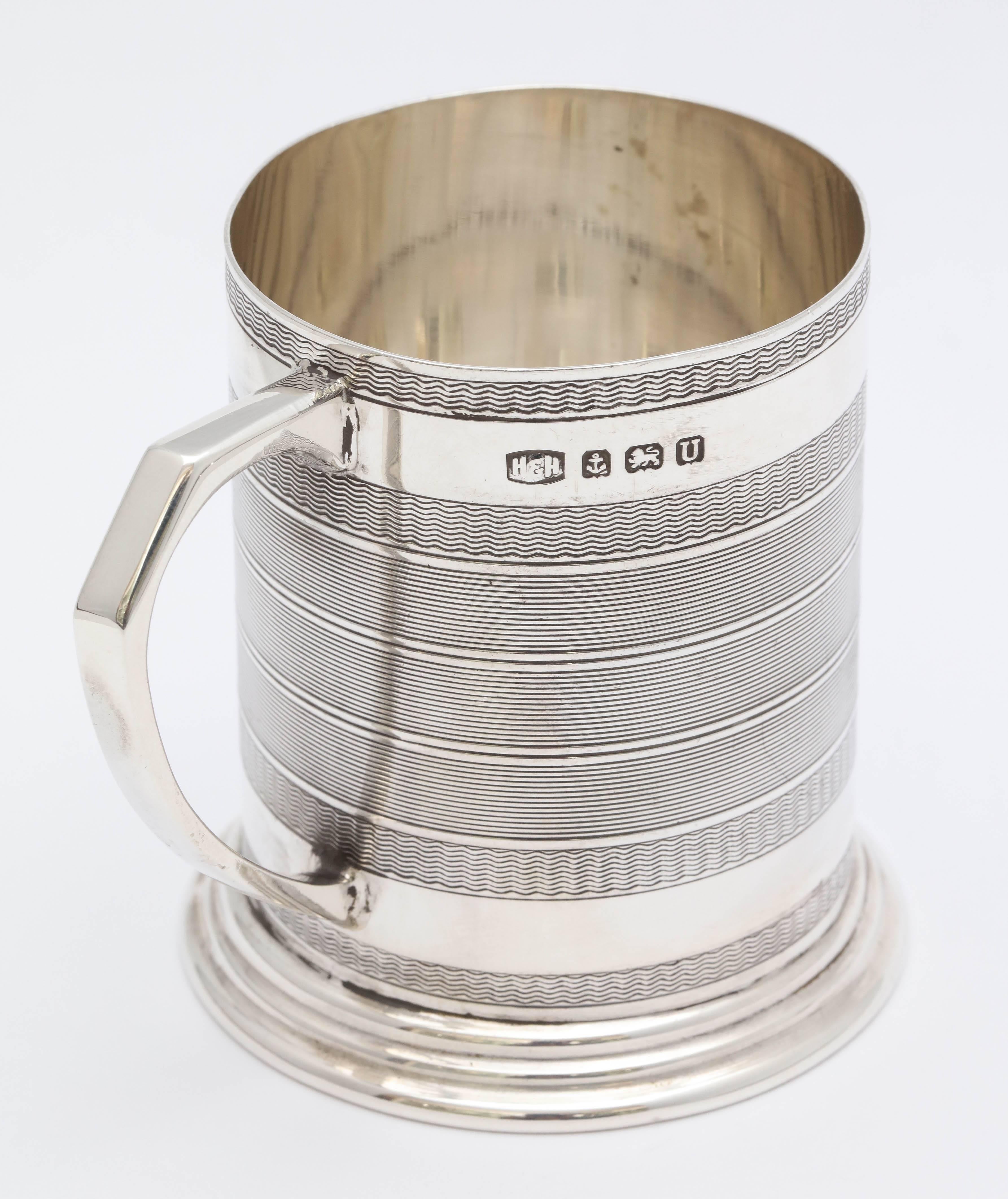 Sterling Silver Baby Mug in the Edwardian Style 1