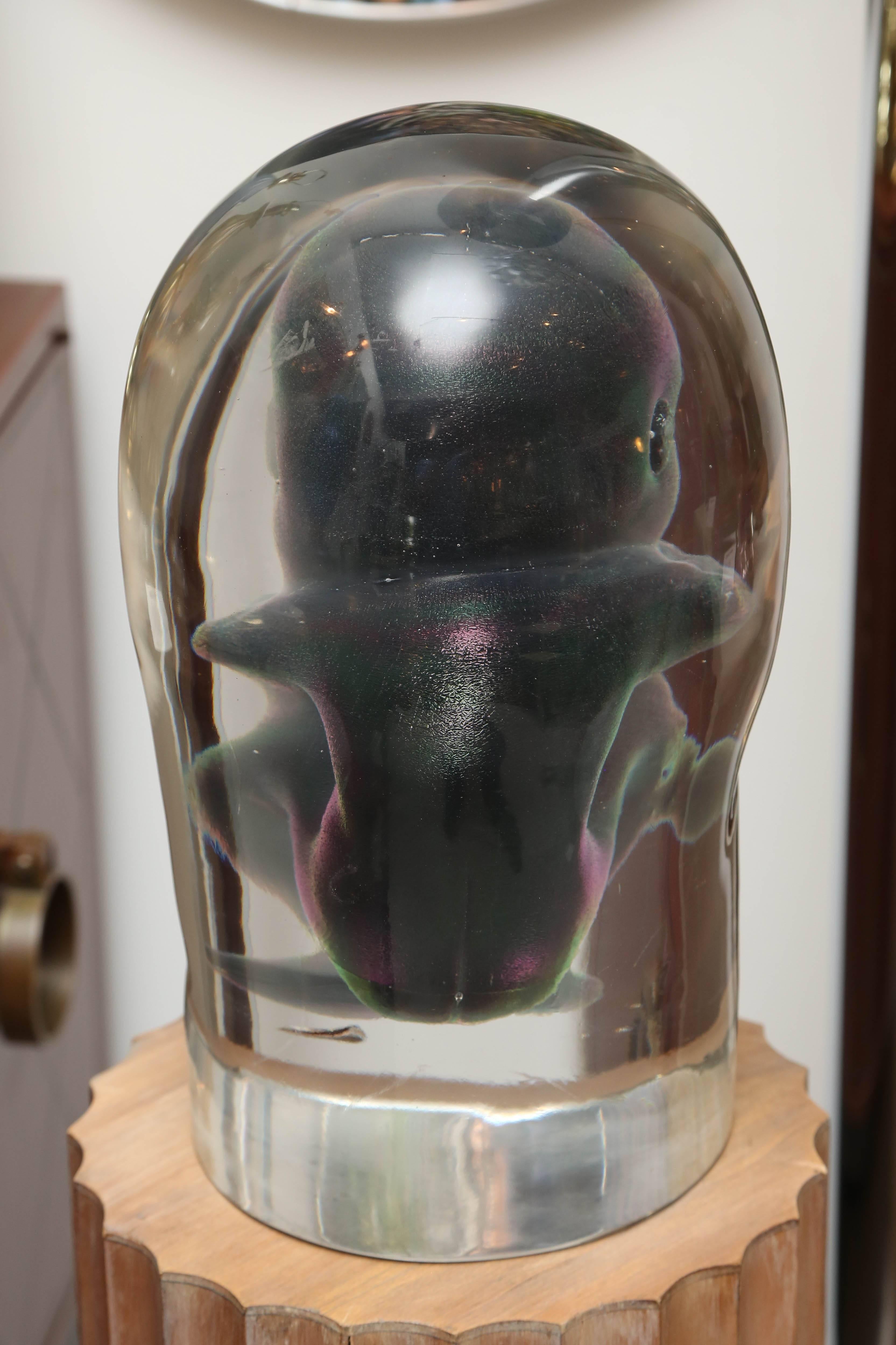 Bizarre Murano Glass Encased Fetus For Sale 2